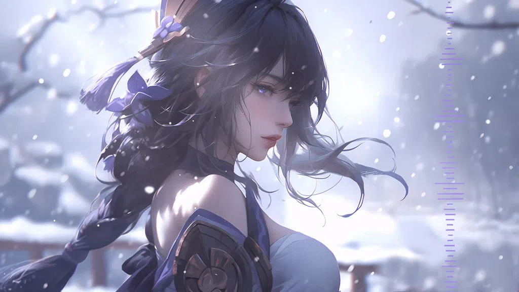雪中雷电将军《原神》