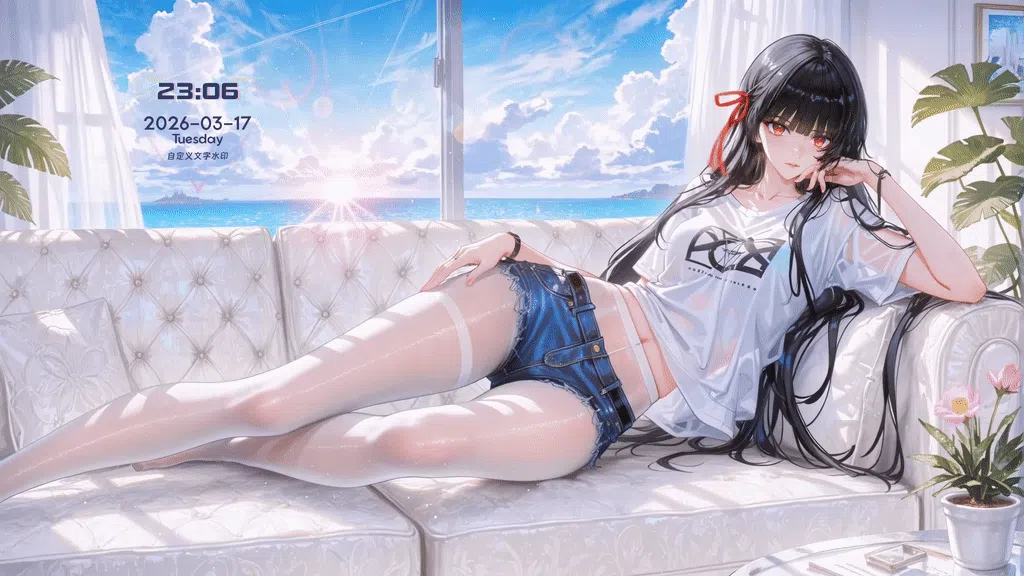 白丝居家纯欲少女千咲