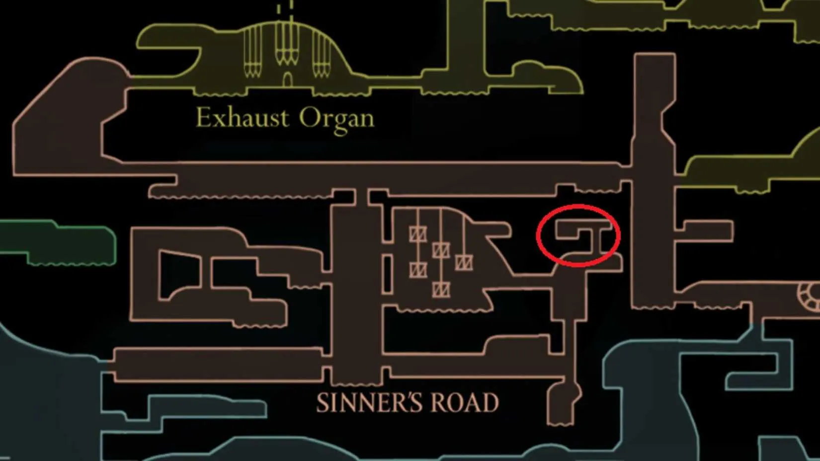 Disgraced Chef Lugoli location in Sinner's Road