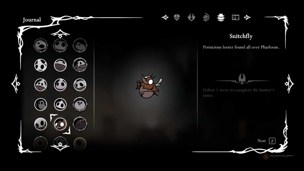 Snitchfly stealing rosaries in Silksong