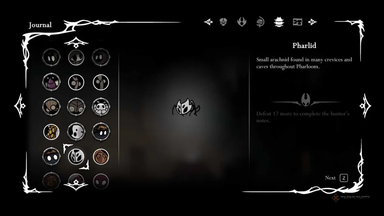 Pharlid aggressive tiny enemy in Silksong