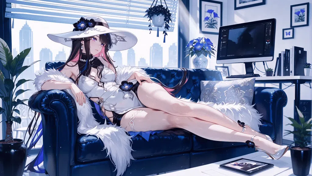 长腿少女大丽花