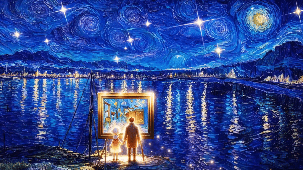 光遇·致梵高·星夜全景