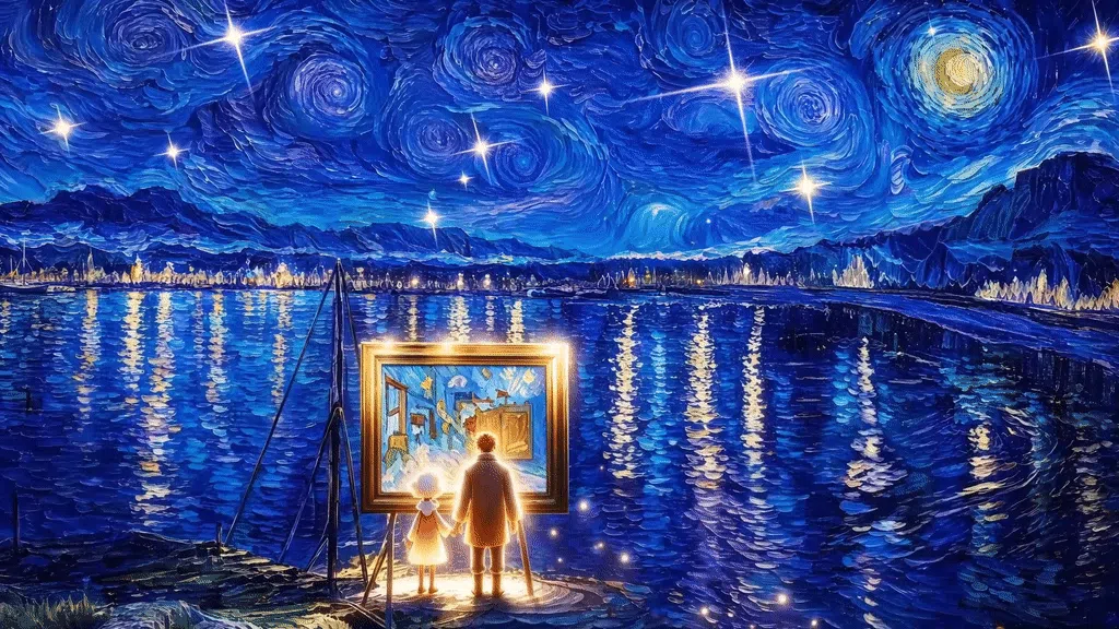 光遇·致梵高·星夜全景