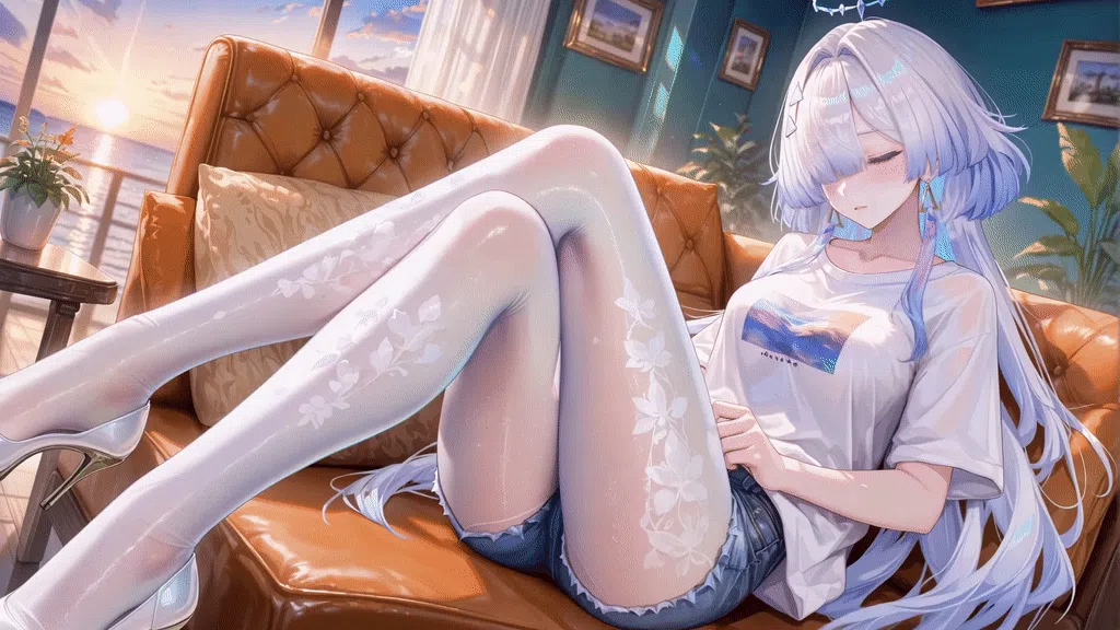 白丝美少女莫宁