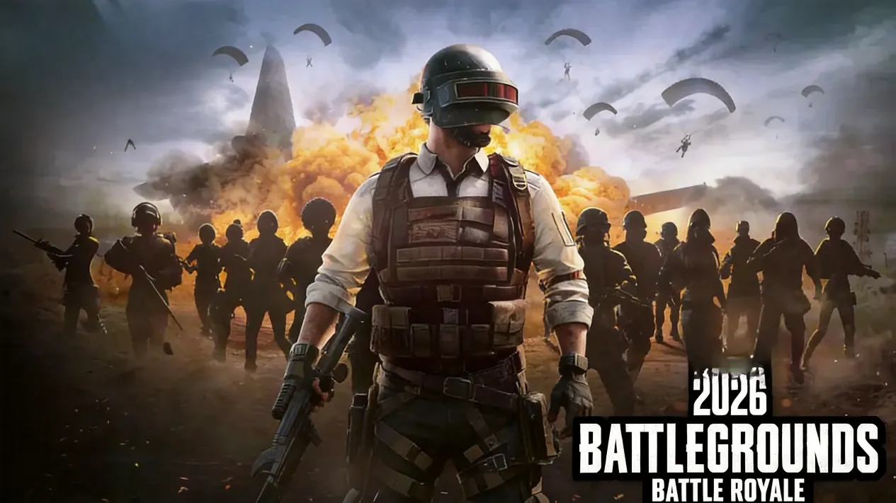 PUBG 2026 battle royale squad combat scene