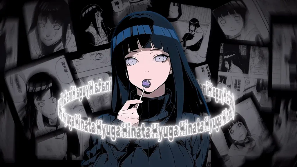 日向雏田 文字环绕