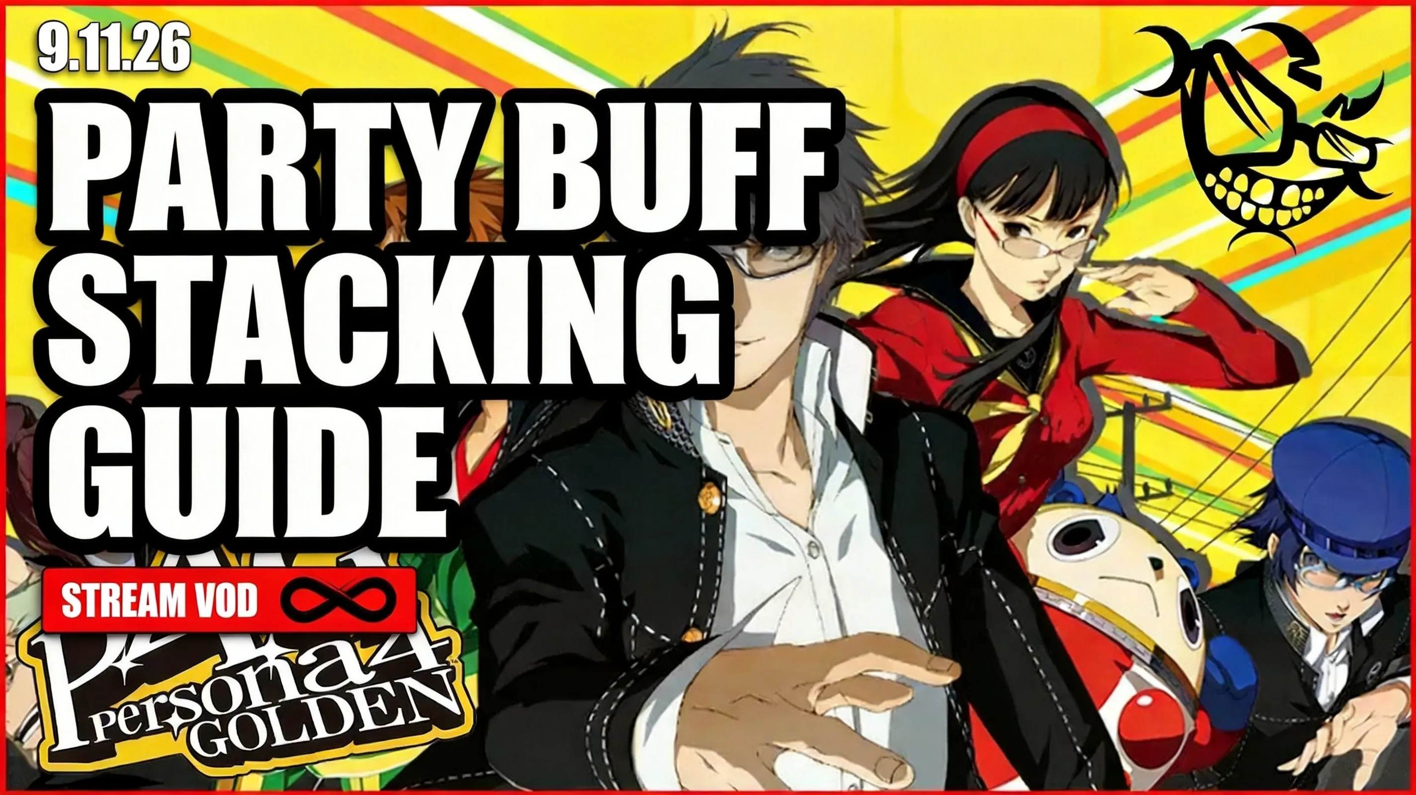 Persona 4 Golden party battle buff stacking strategy