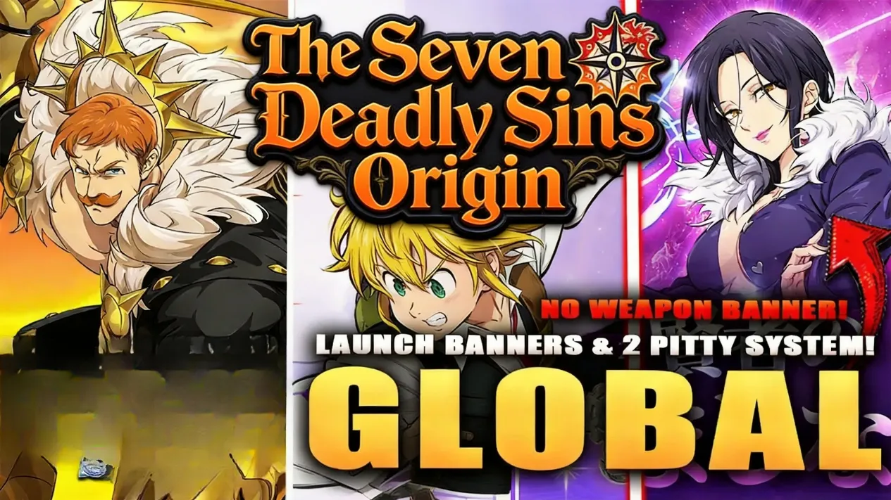 Seven Deadly Sins Origin gacha summon banner screen