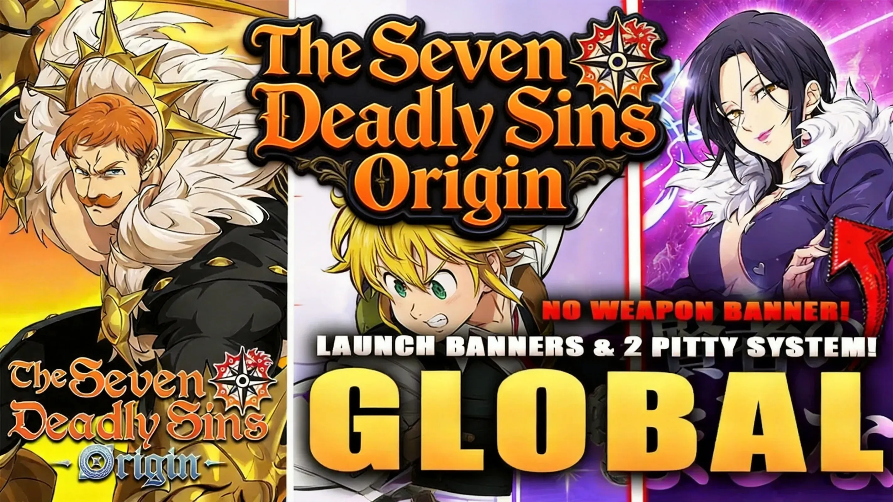 Seven Deadly Sins Origin gacha summon banner screen