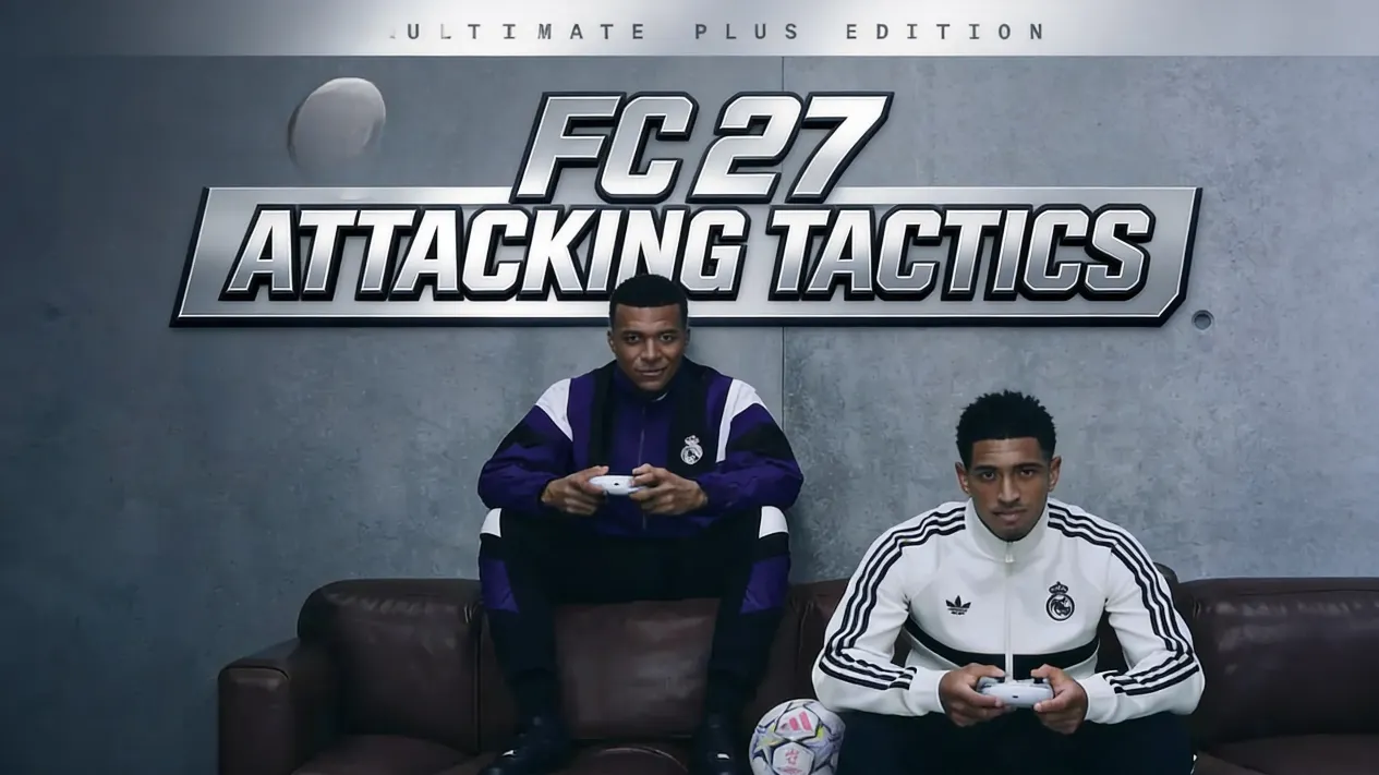 FC 27 attacking tactic configuration screen