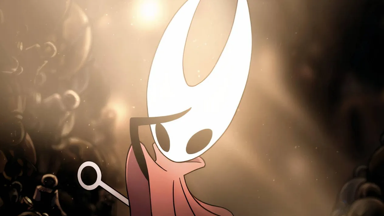 Hollow Knight Silksong key art with Hornet