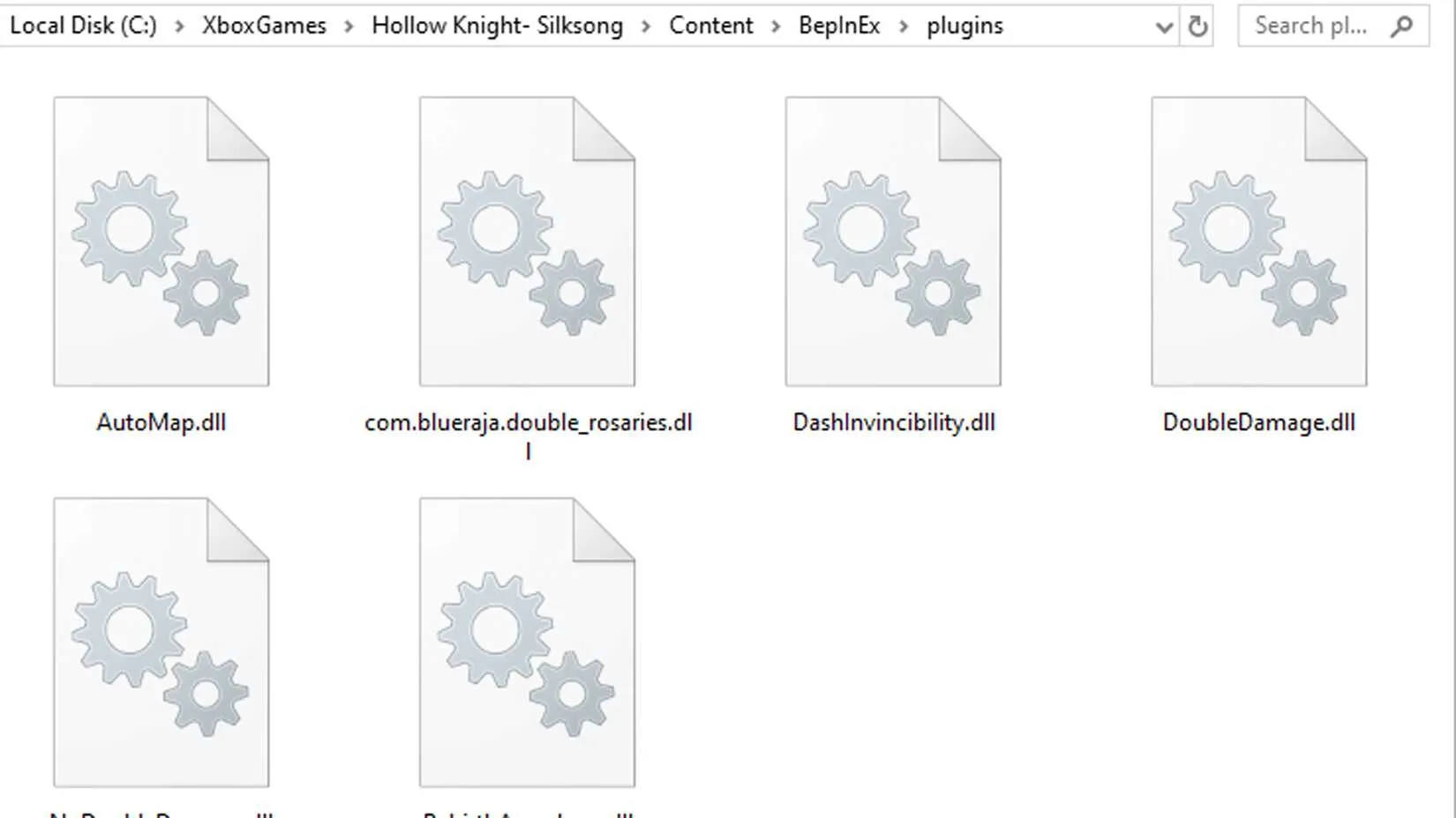Silksong mods and plugins setup with BepInEx