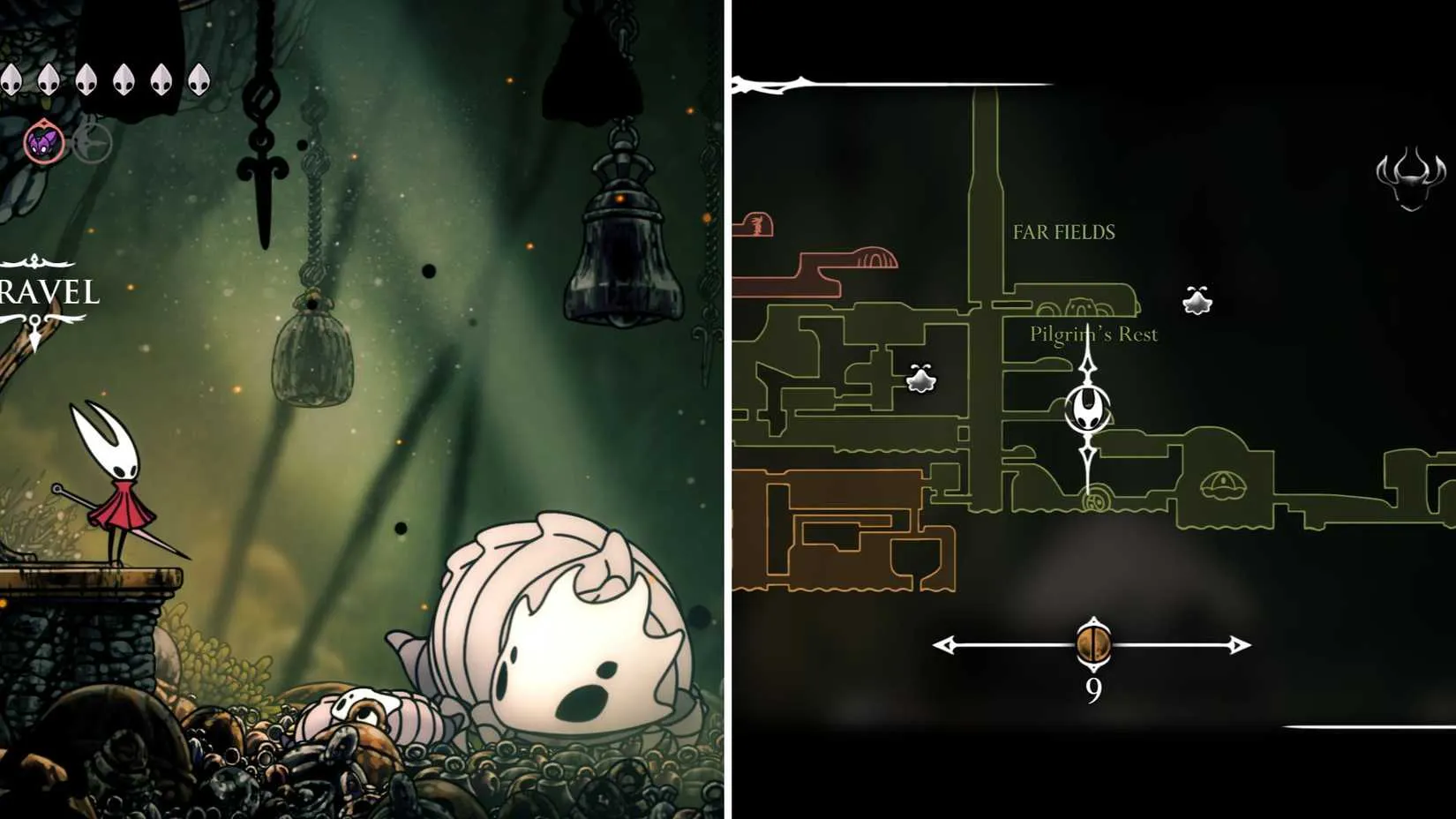 Hollow Knight Silksong Far Fields Bellway