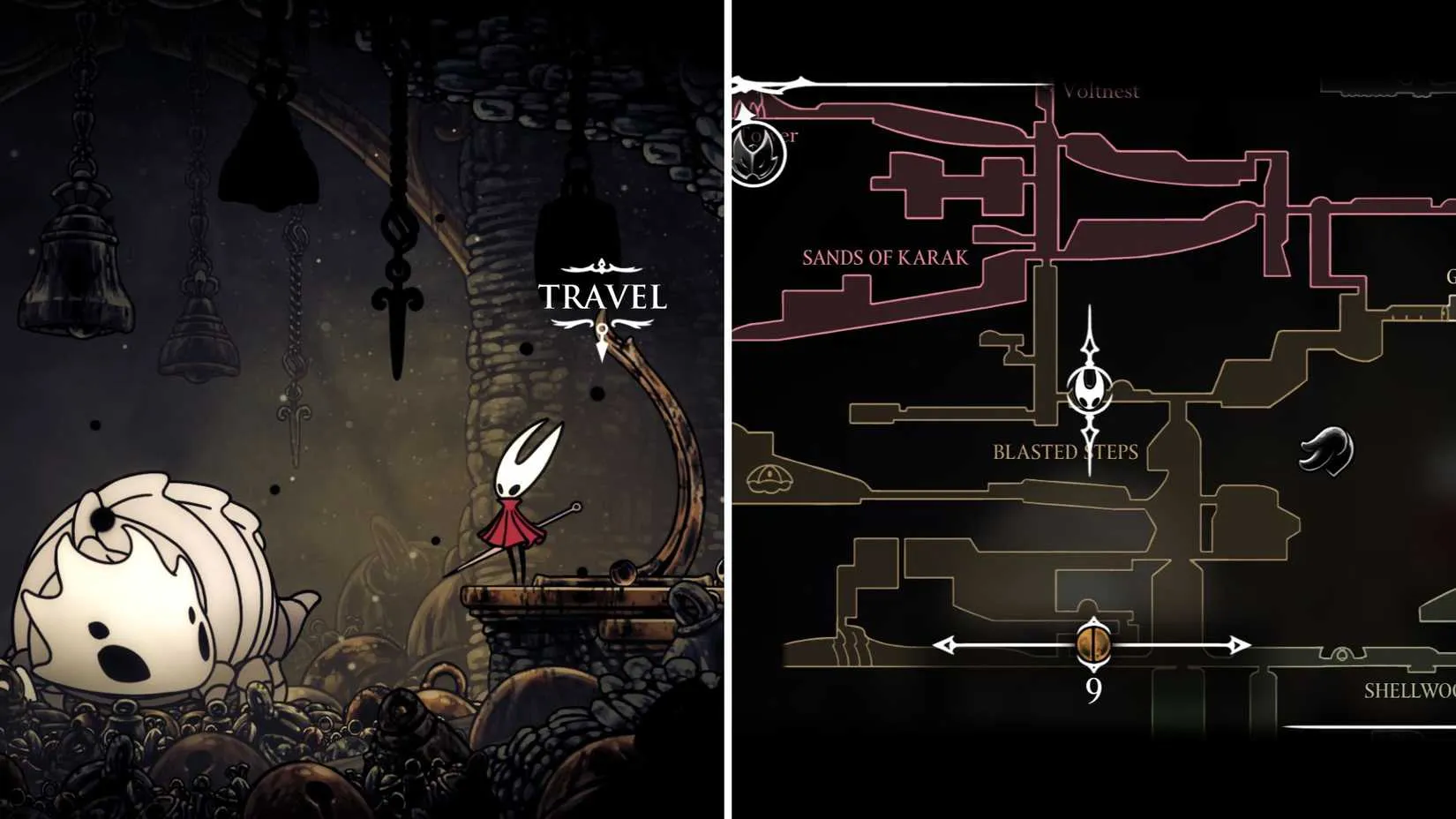 Hollow Knight Silksong Blasted Steps Bellway