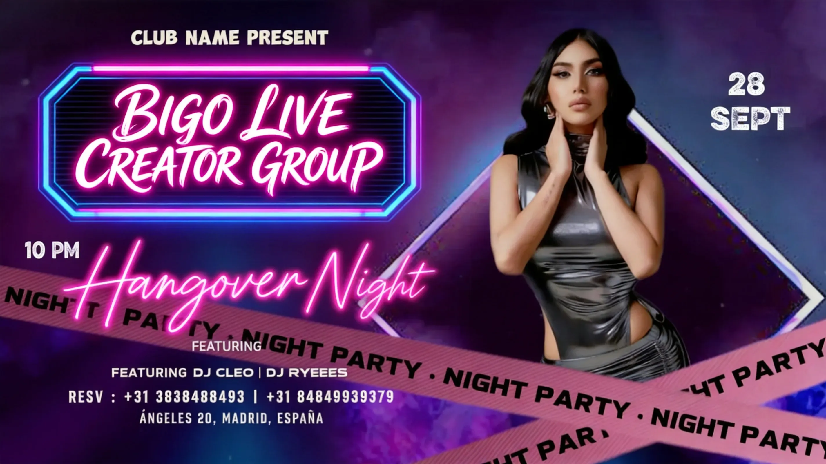 Bigo Live creator group interface