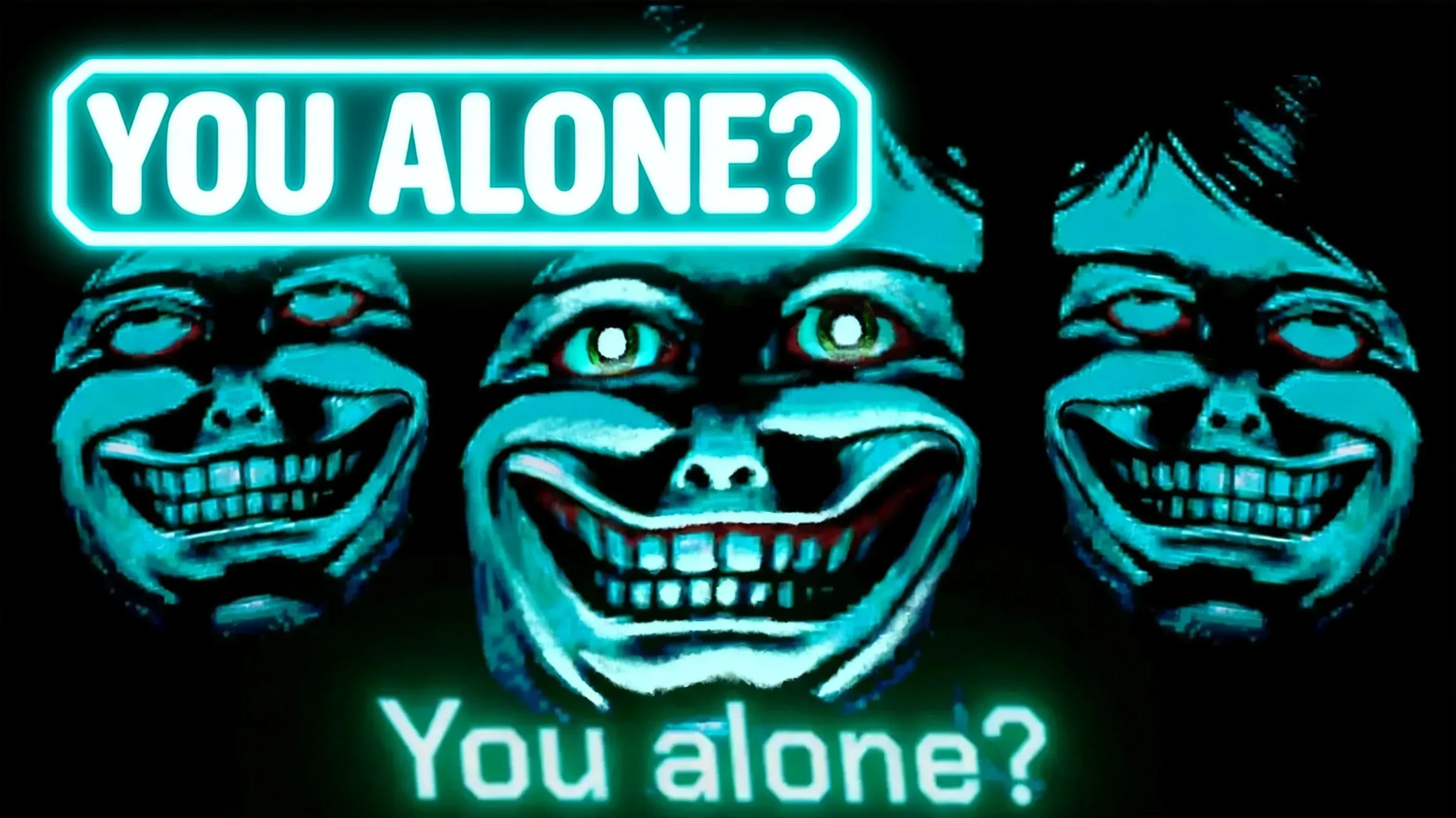 Mimic visitor inspection through teeth and aura photo