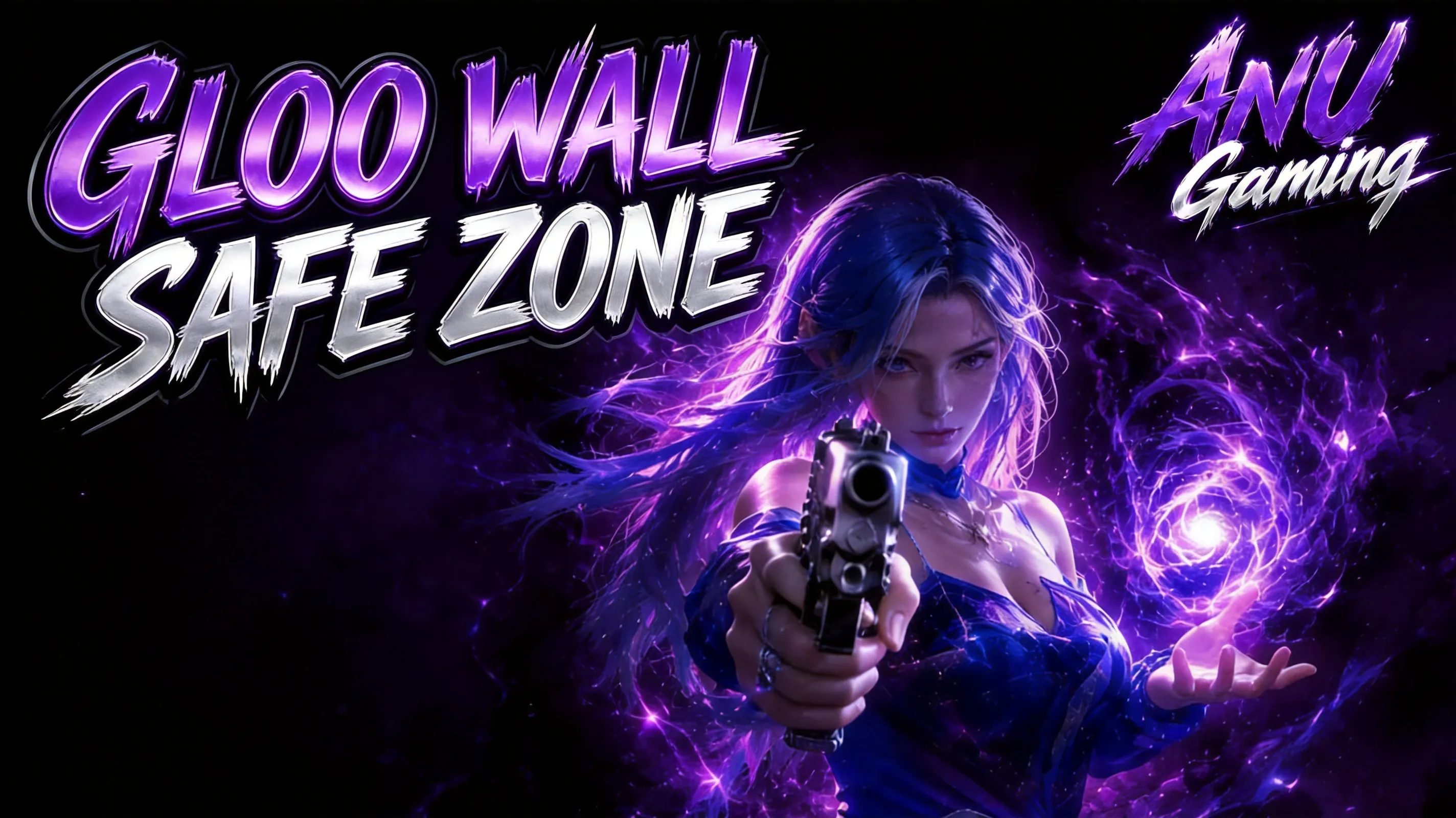 Free Fire squad placing Gloo Wall in safe zone