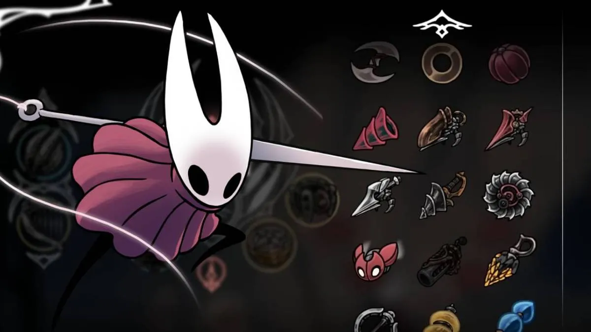 Hornet standing in Pharloom with Tools ready