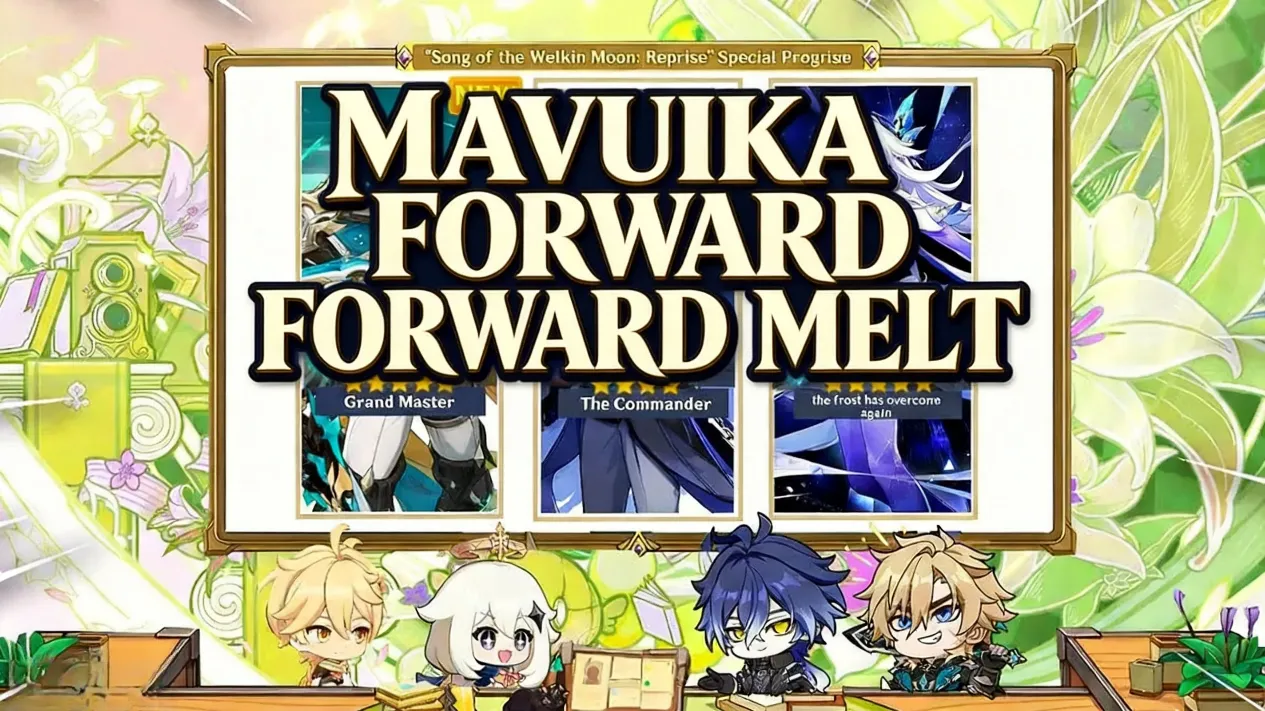 Mavuika Forward Melt team character lineup