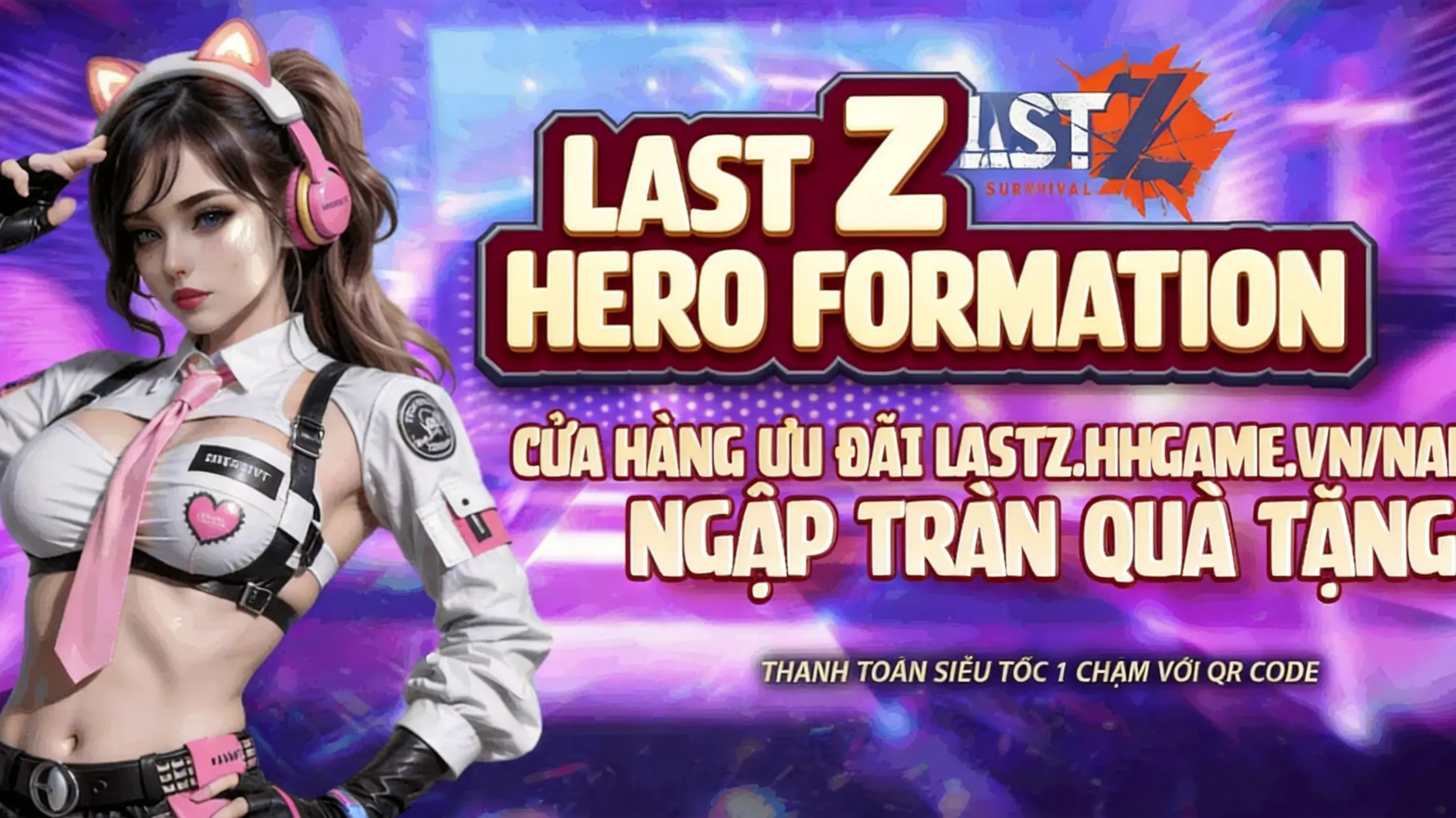 Last Z hero formation lineup with front and back rows