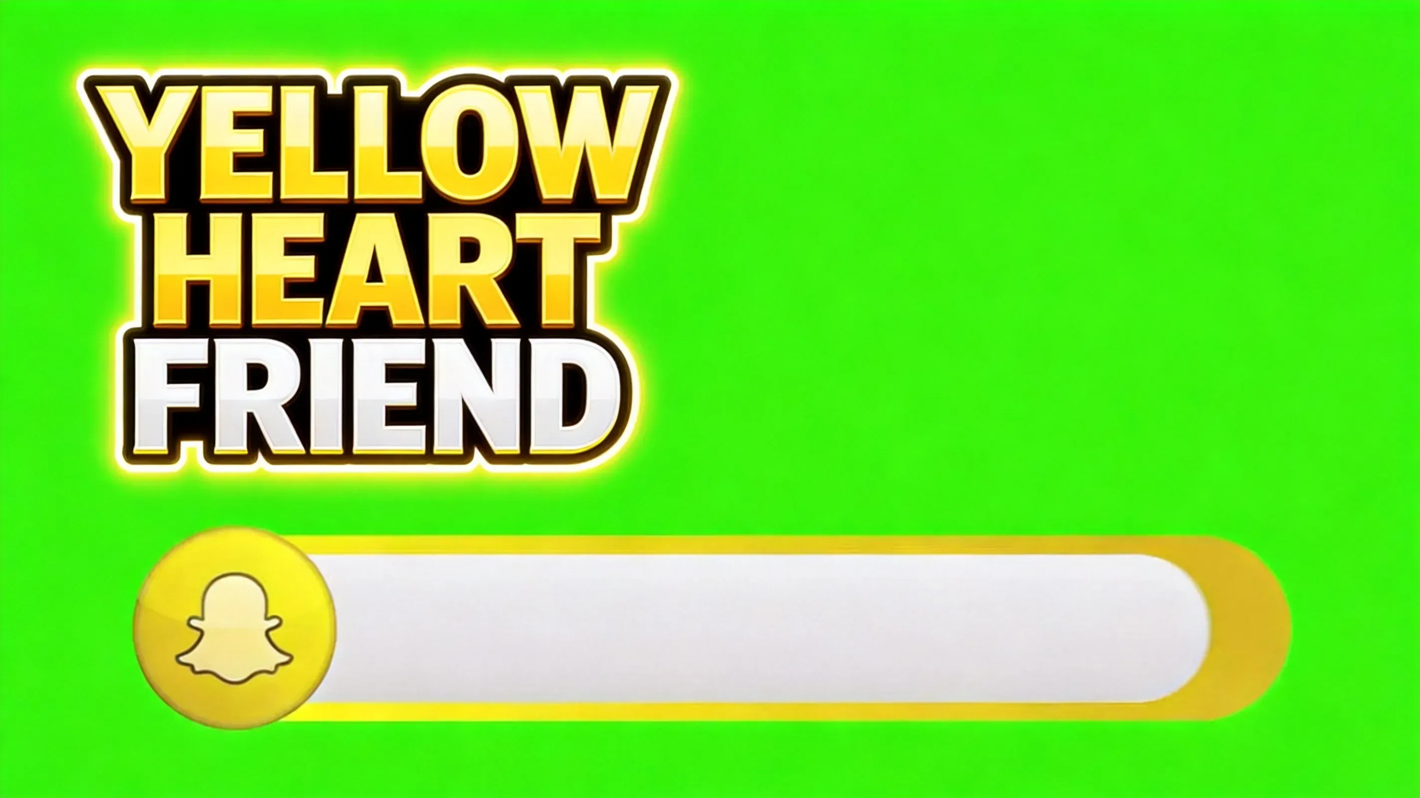 Snapchat yellow heart emoji next to friend username