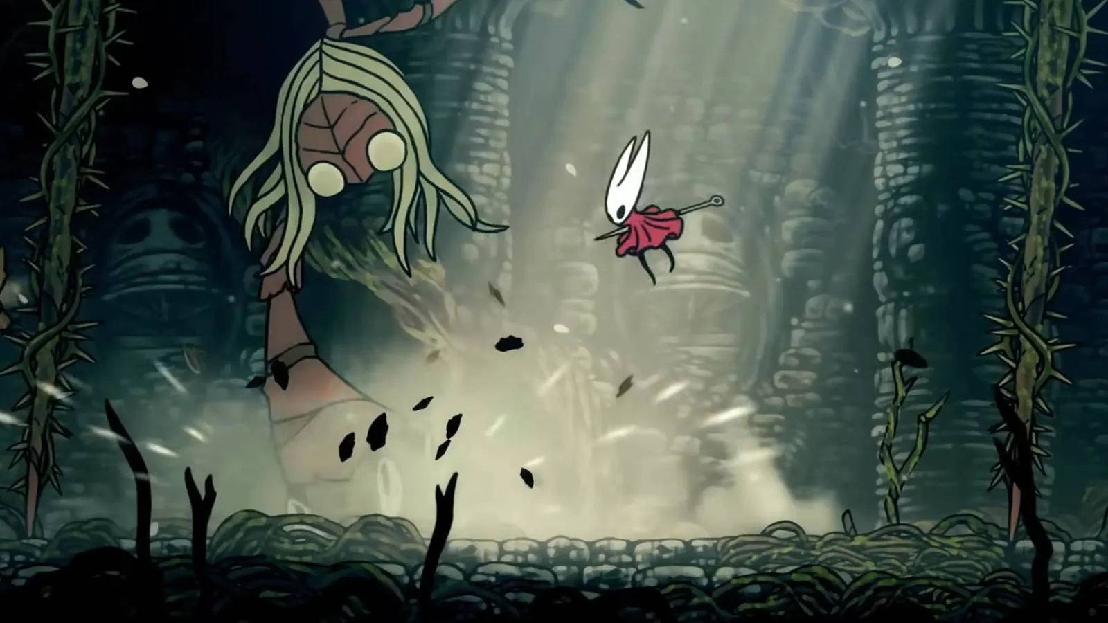 Sister Splinter boss fight in Hollow Knight: Silksong