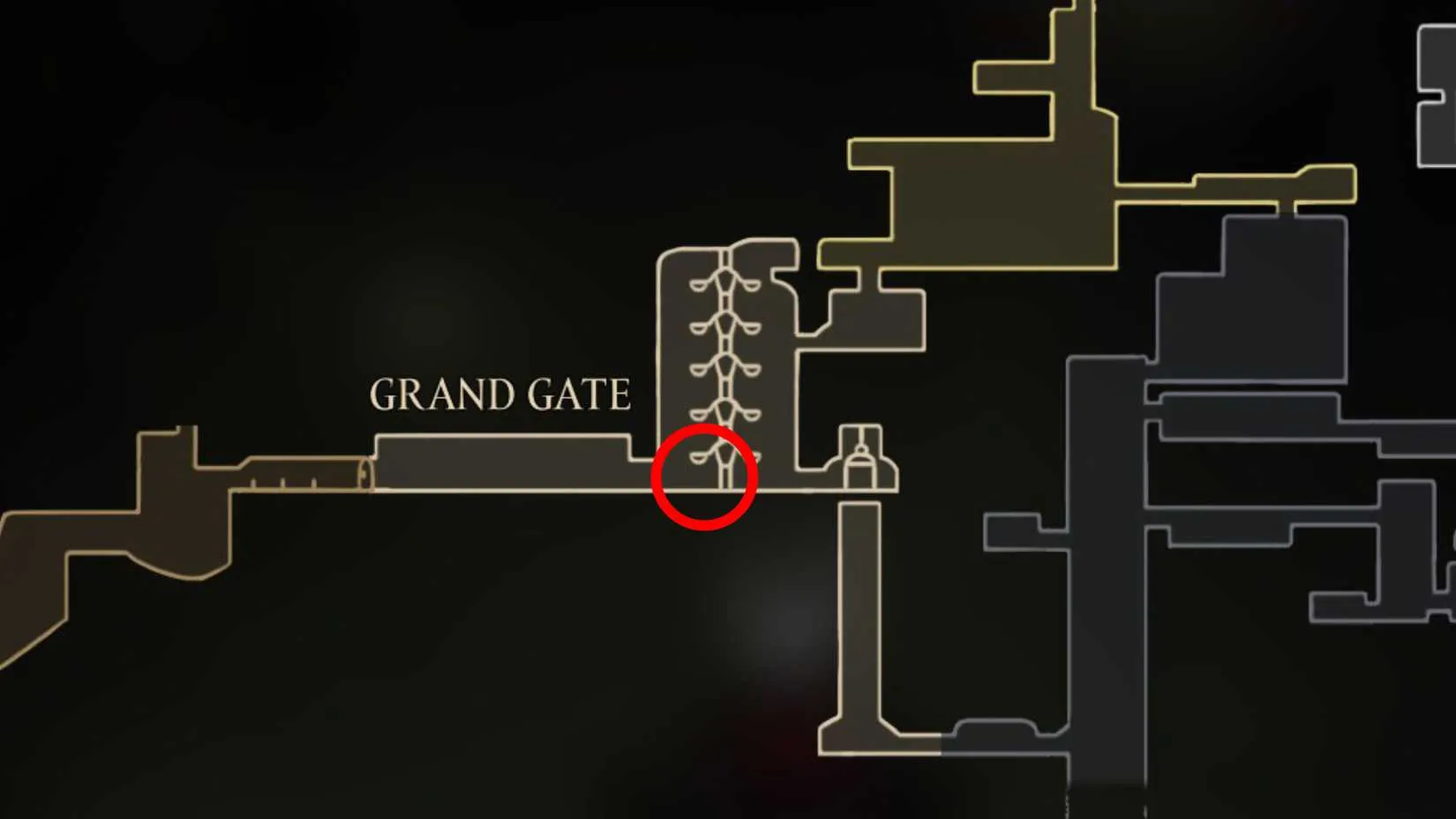 Hornet entering the Citadel in Silksong Act 2