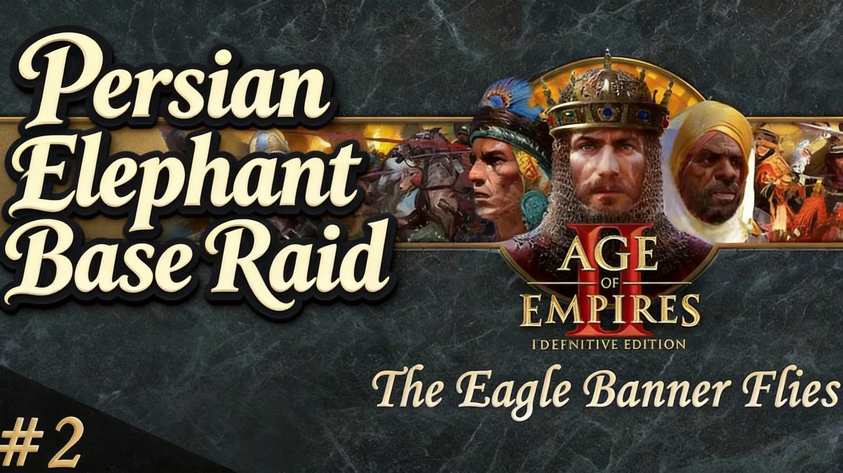 Persian War Elephant raiding AoE II enemy base