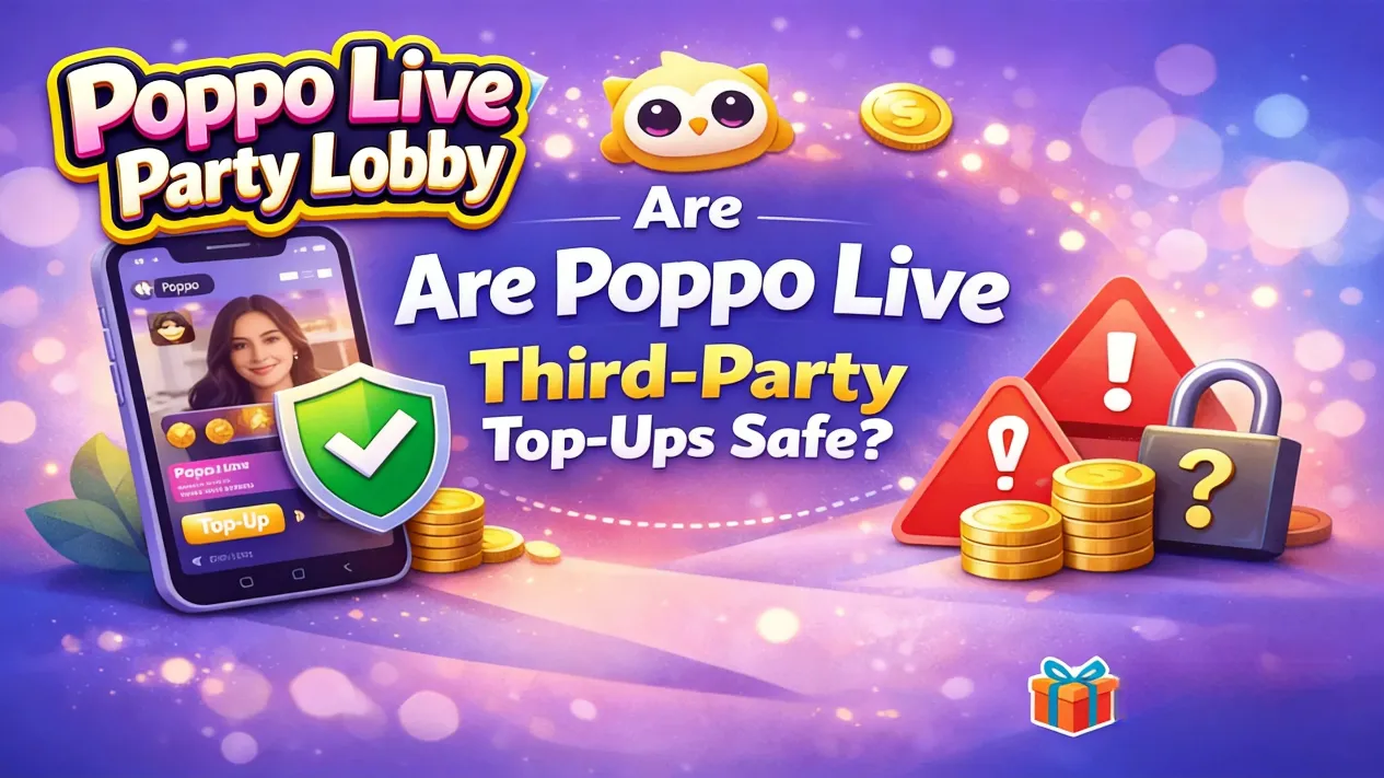 Poppo Live PK and party lobby interface