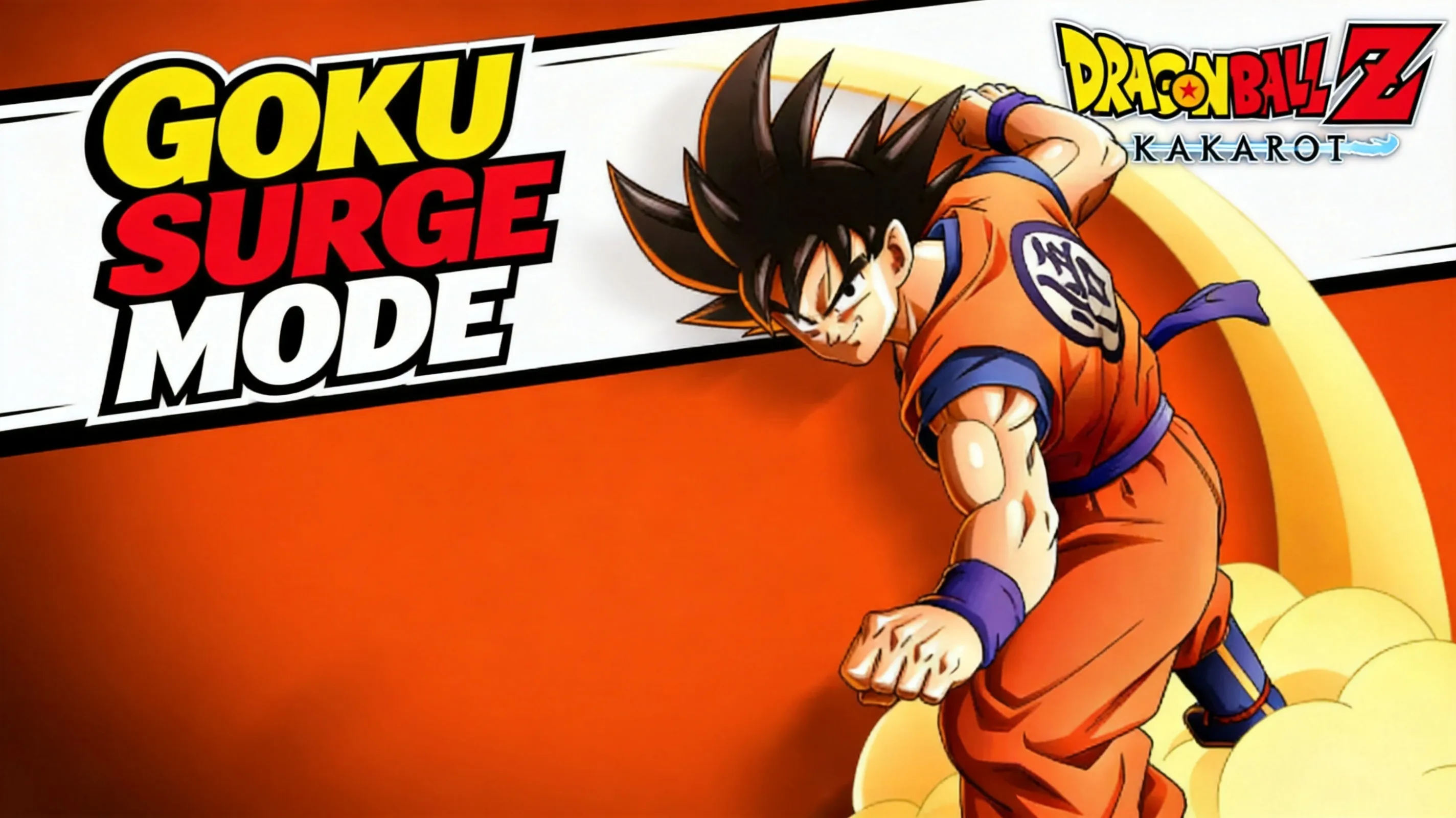 Goku powering up in Surge Mode