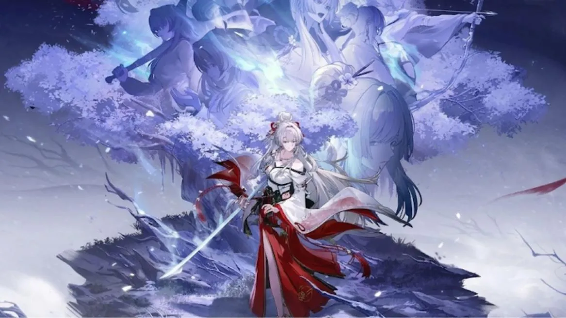 Hiyuki from Wuthering Waves standing with her sword