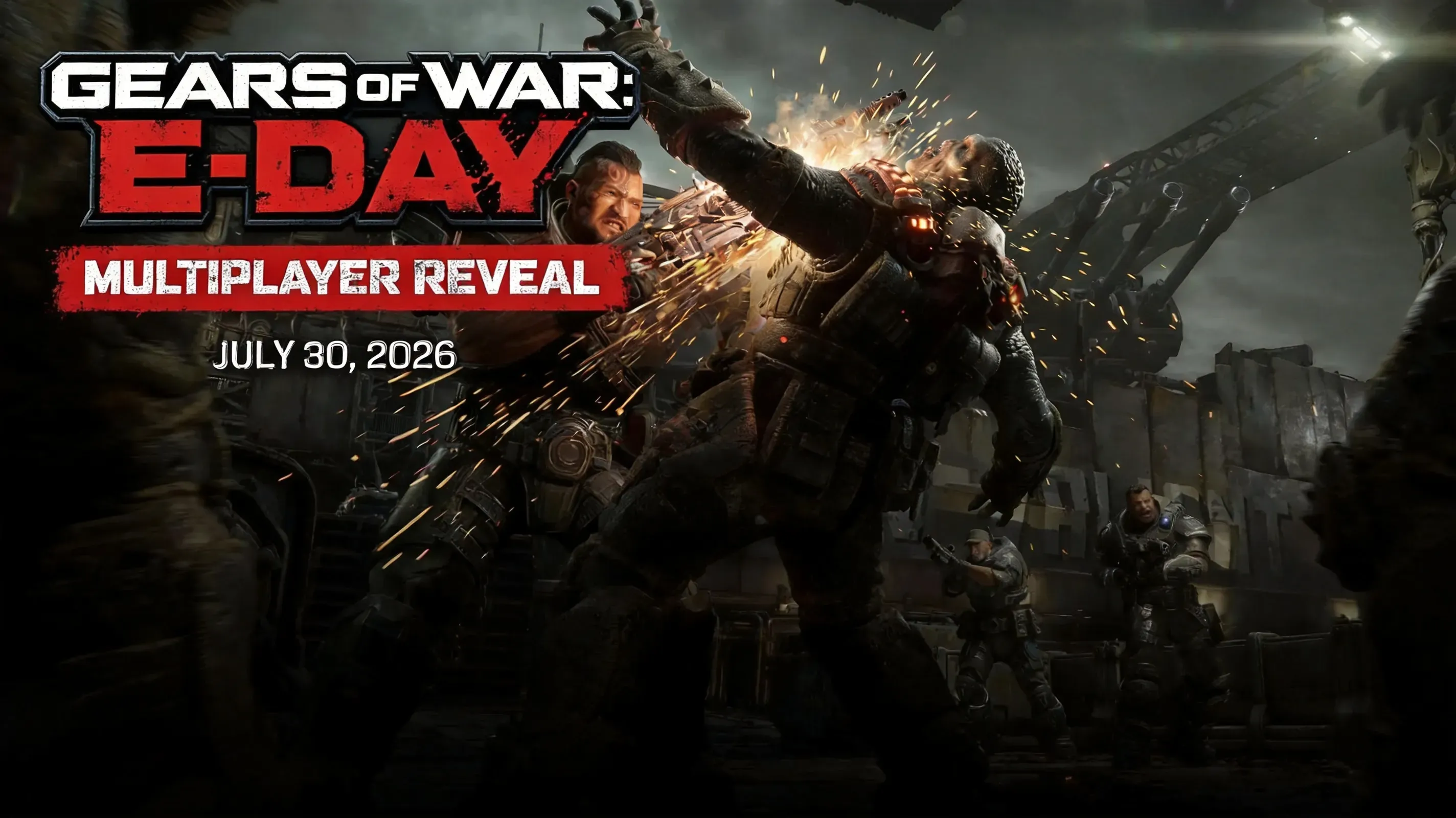 Gears of War: E-Day 4v4 Versus PvP gameplay