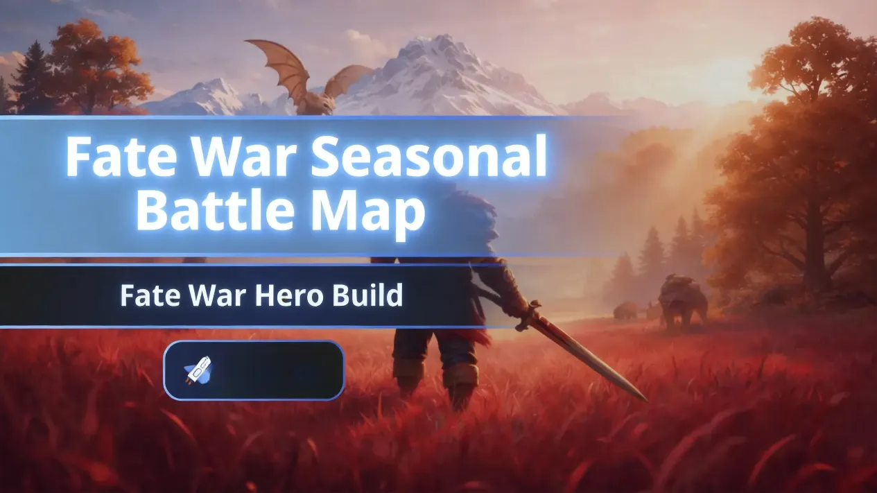 Fate War dynamic seasonal battle map screenshot