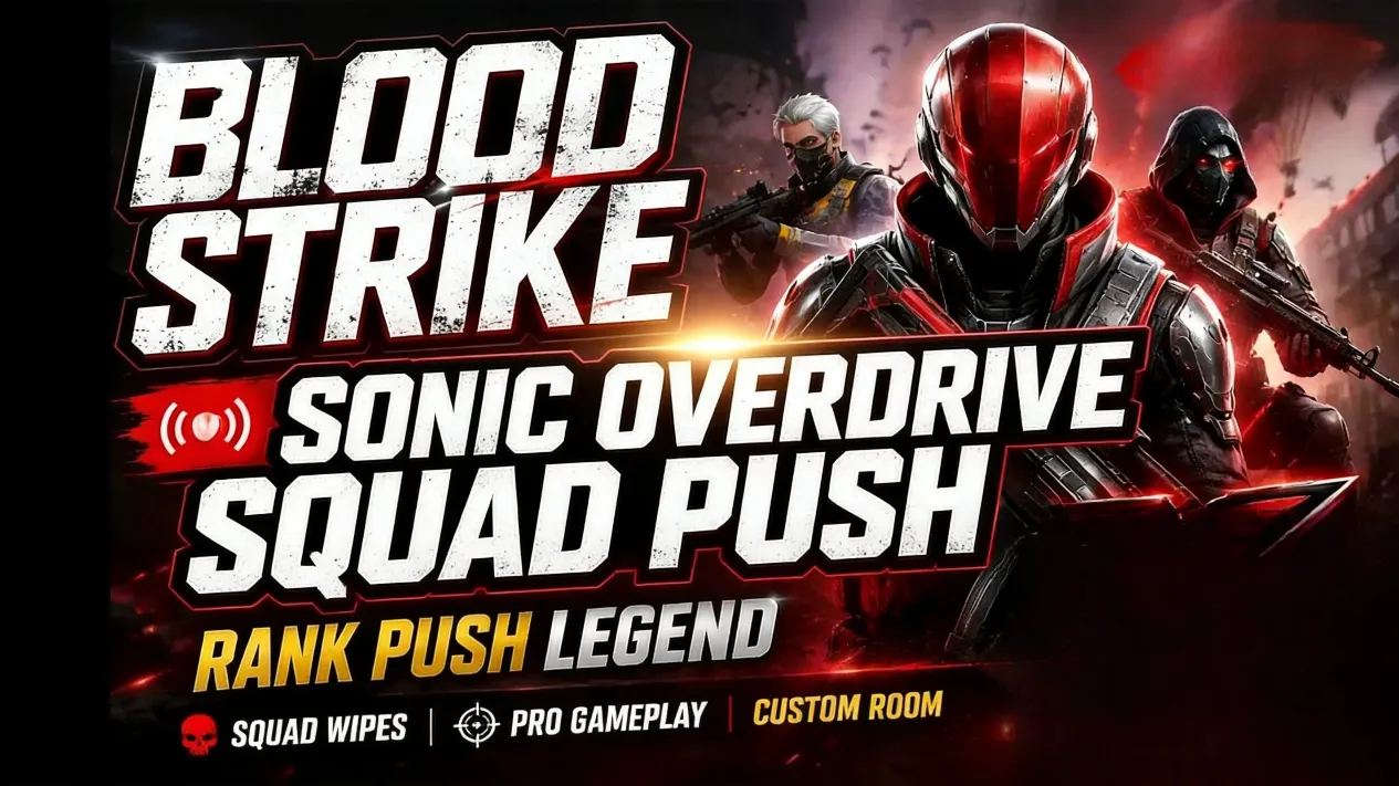 VOX Sonic Overdrive squad push in Blood Strike