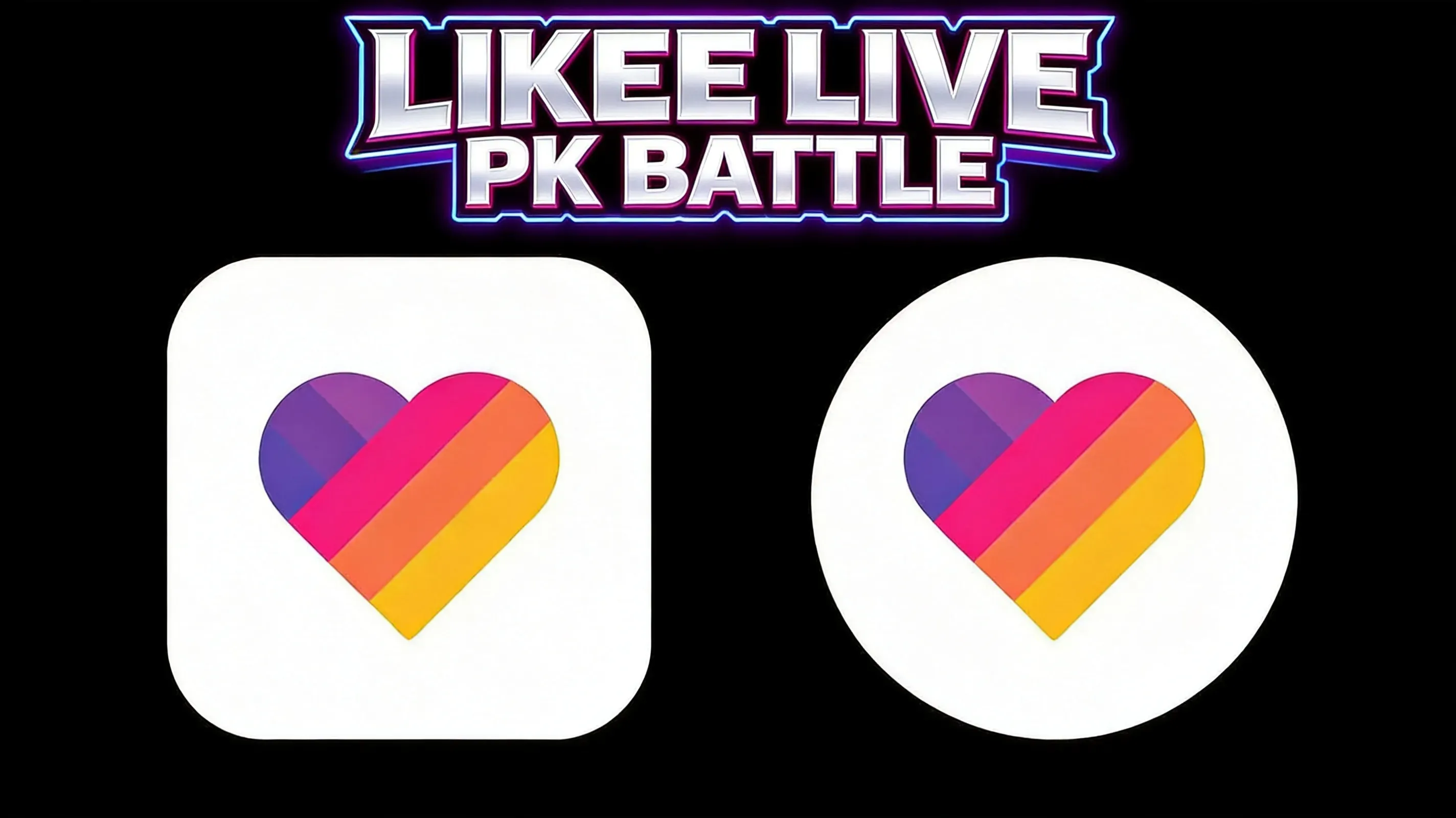 Likee live stream PK battle between creators