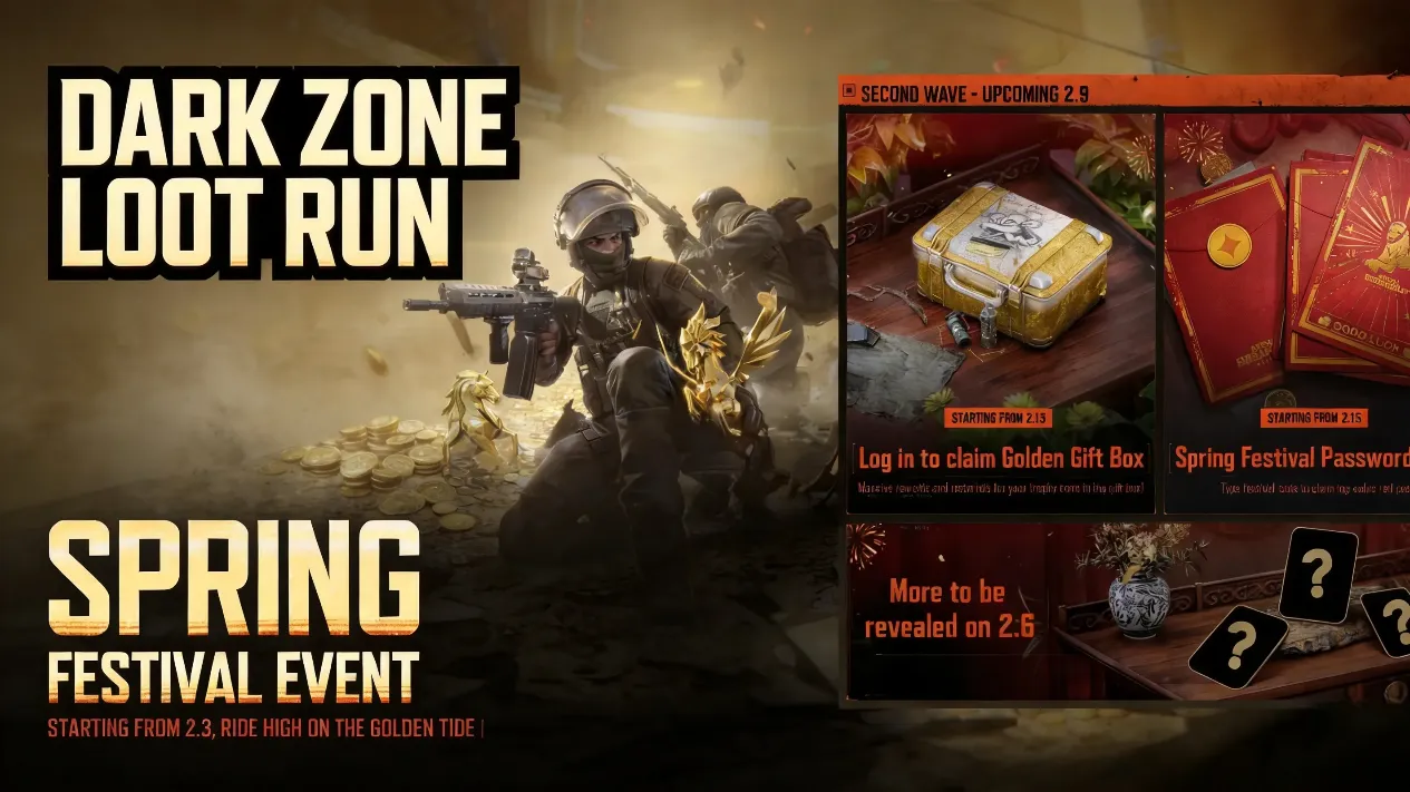 Armored operator looting after Dark Zone firefight