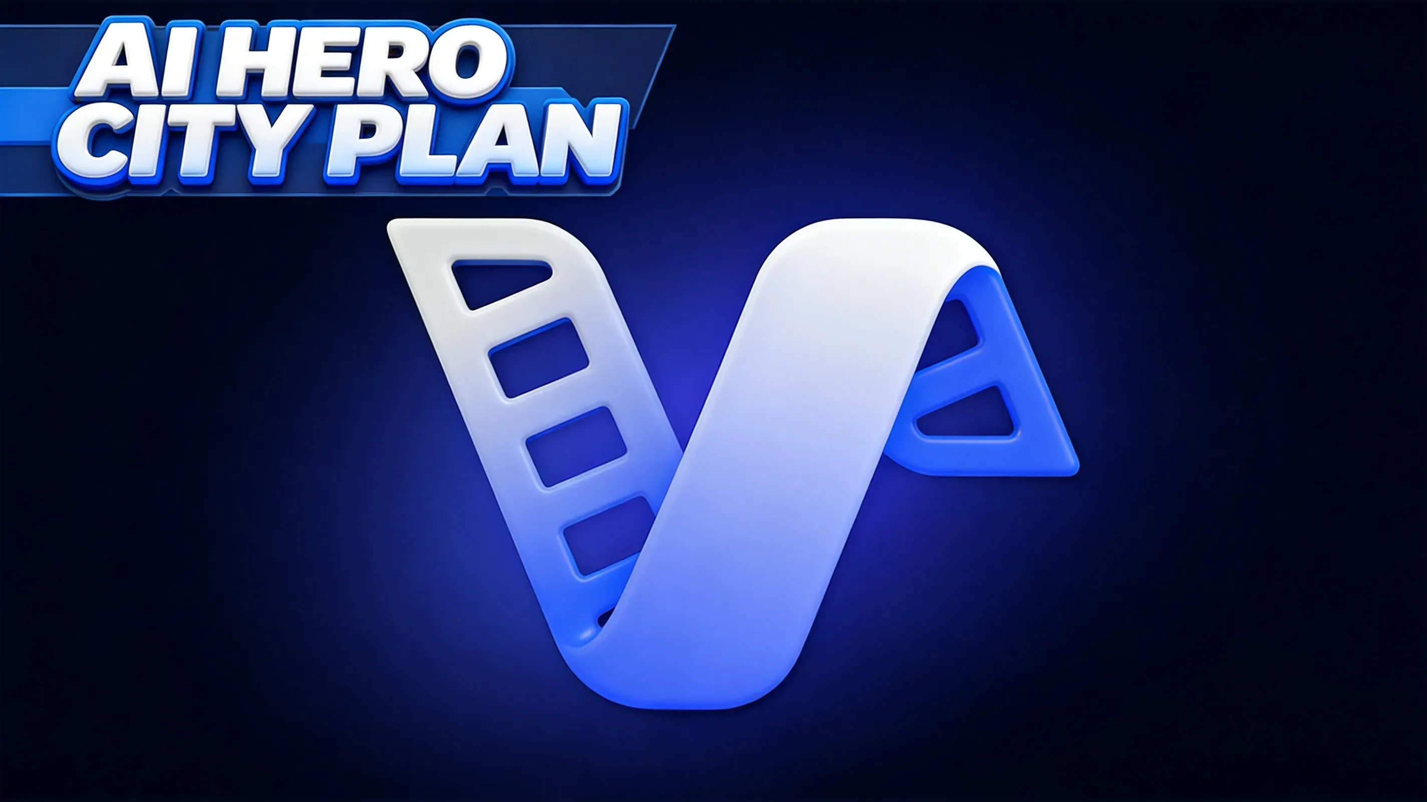 AI comic hero planning vertical city scene