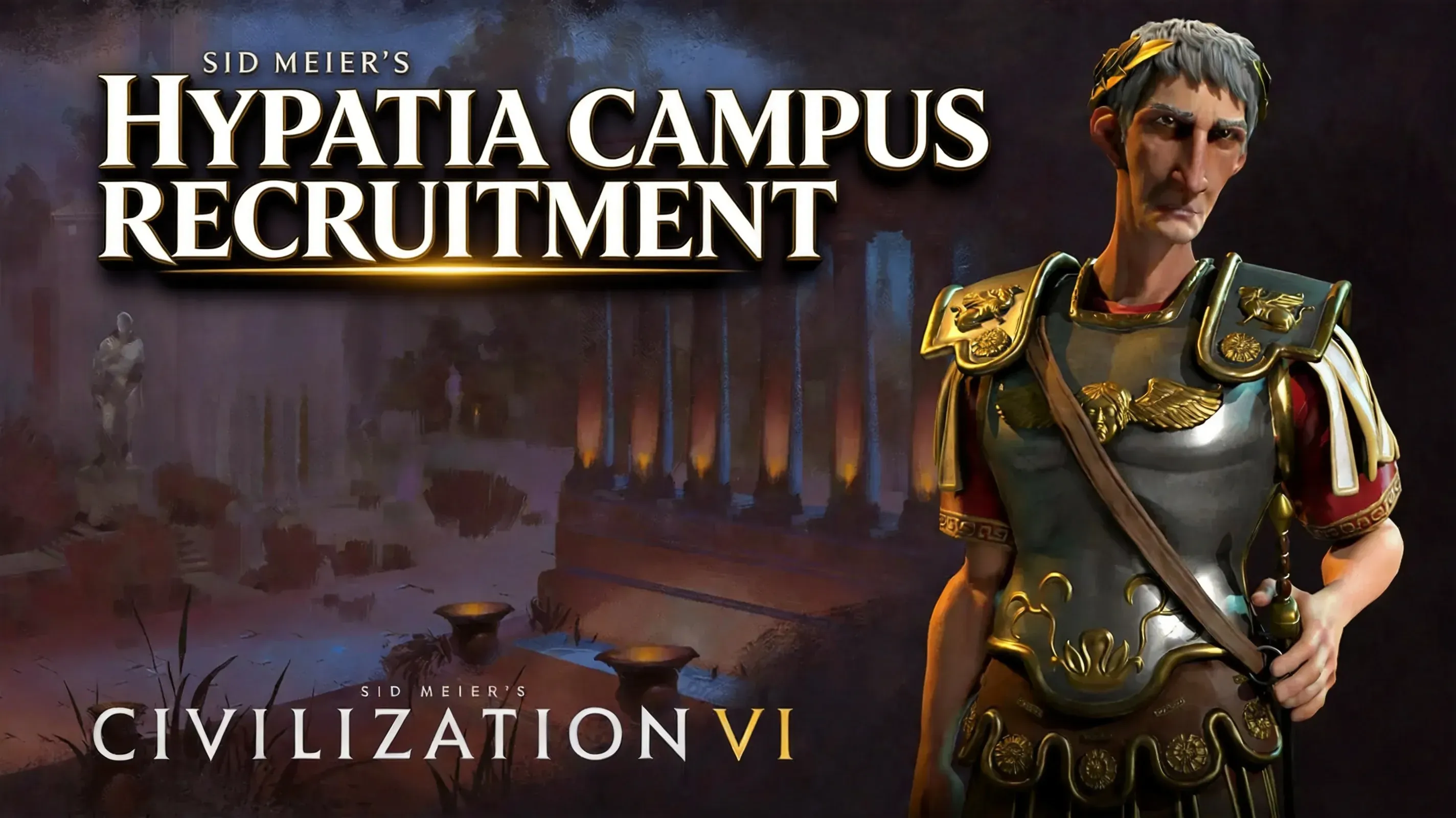 Hypatia recruitment screen beside Campus district