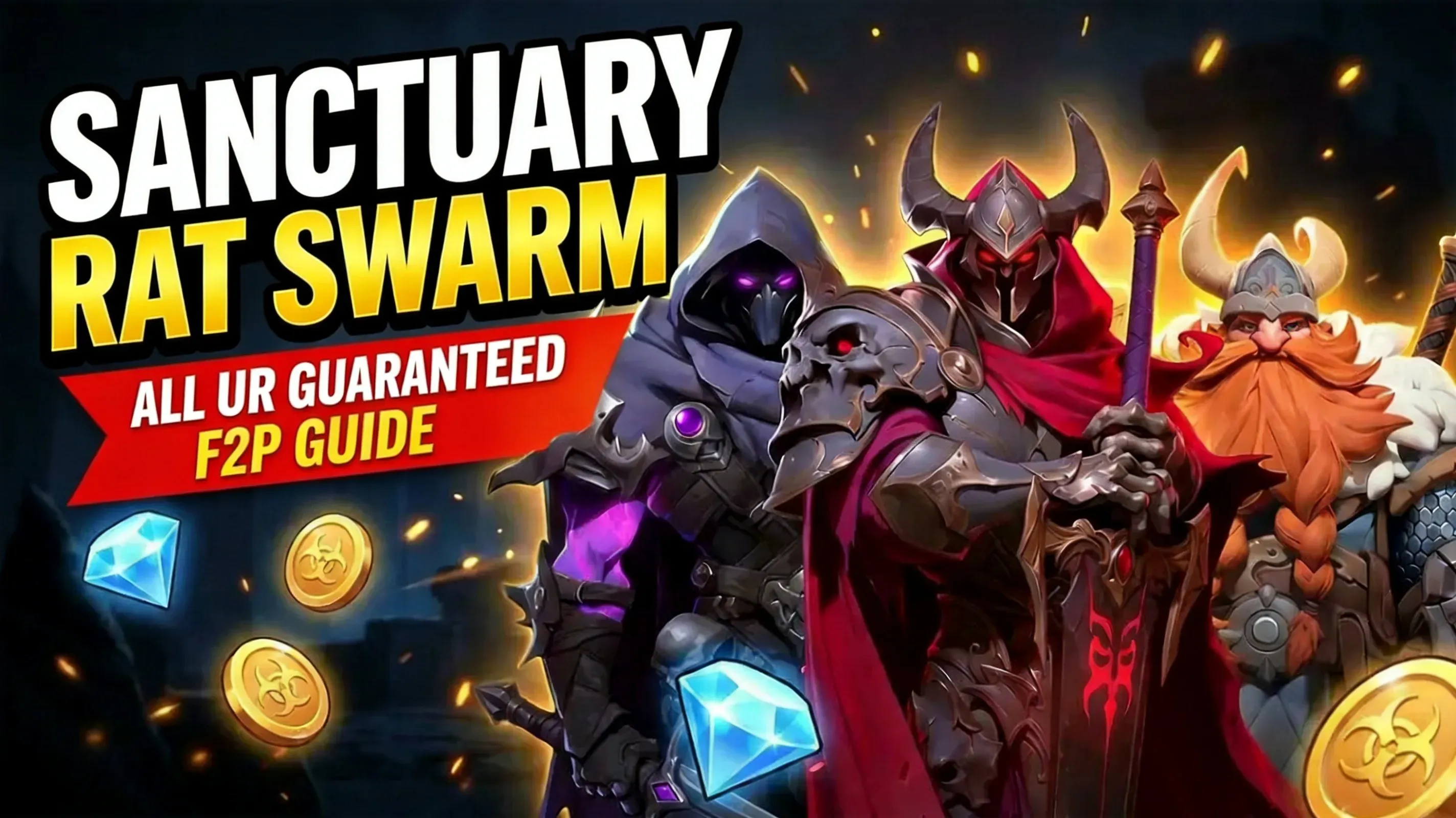 Sanctuary base and Rat Swarm defense battle