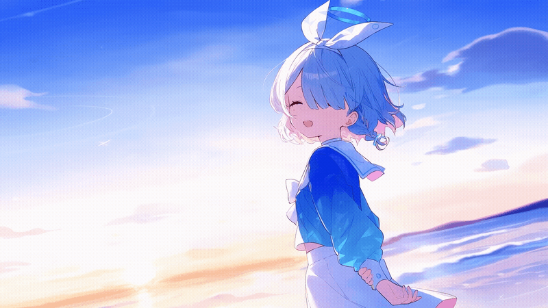 Blue Archive-Arona 阿洛娜 | 海边落日轻量版[4k]