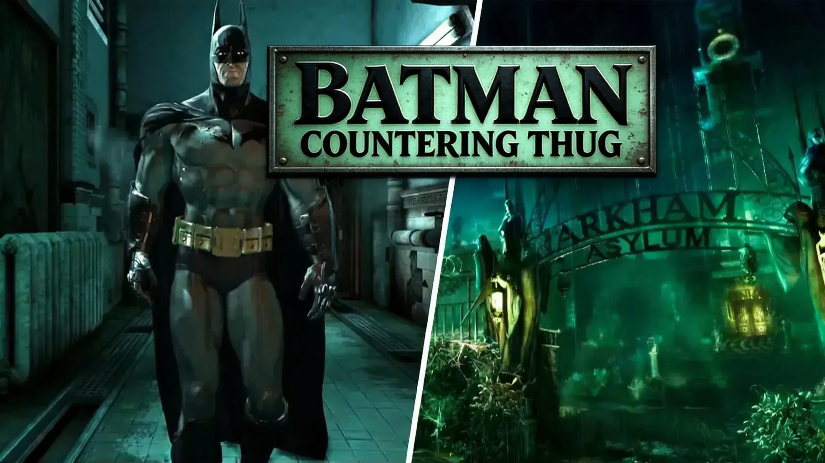 Batman countering thug in Arkham Asylum Freeflow combat