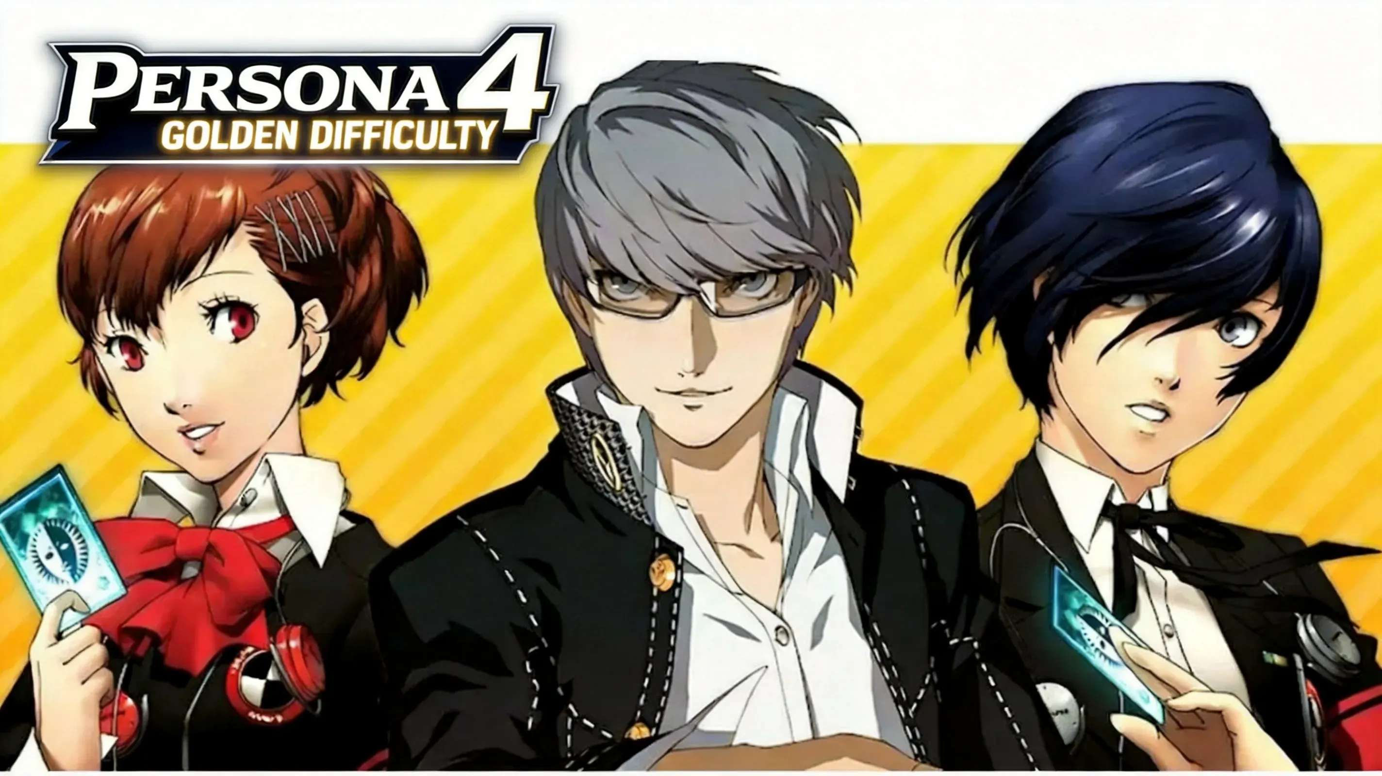 Persona 4 Golden difficulty selection menu