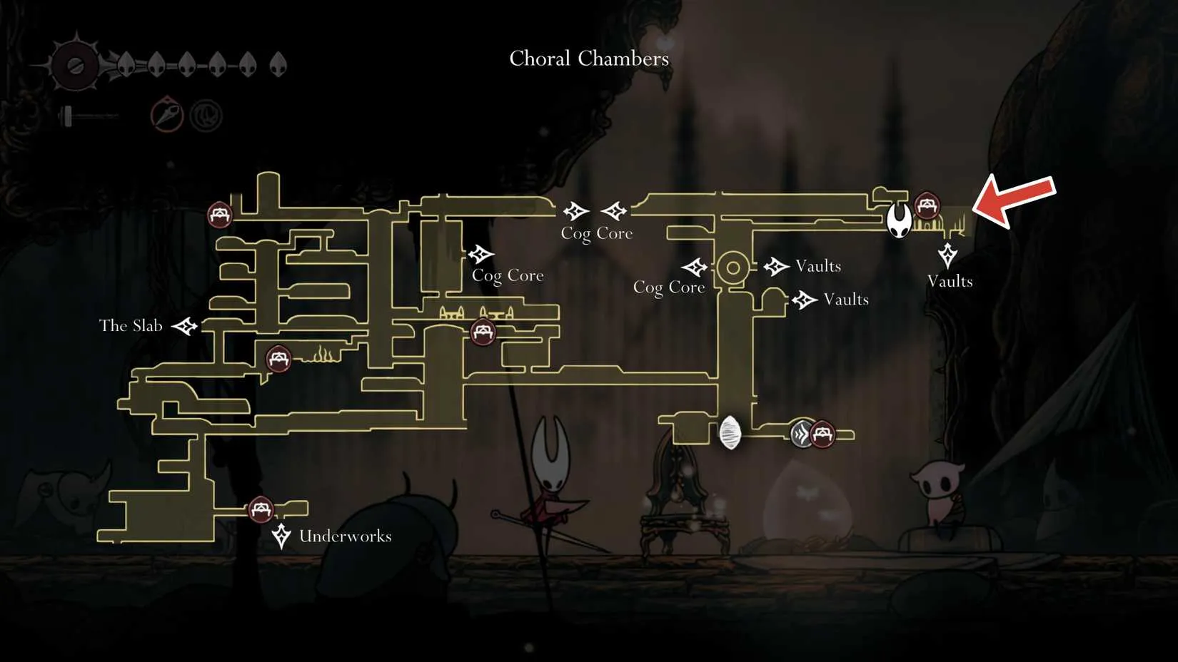 Songclave location in Hollow Knight Silksong