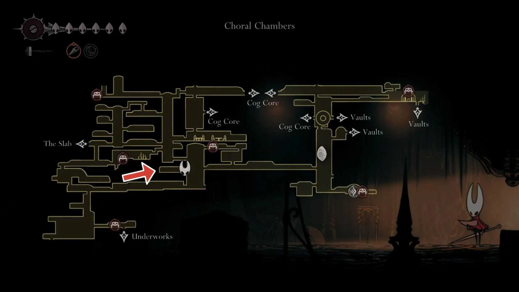 Jubilana location in Choral Chambers