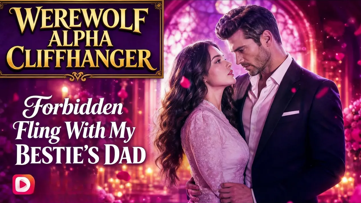 Vertical short drama cliffhanger with werewolf alpha and smartphone