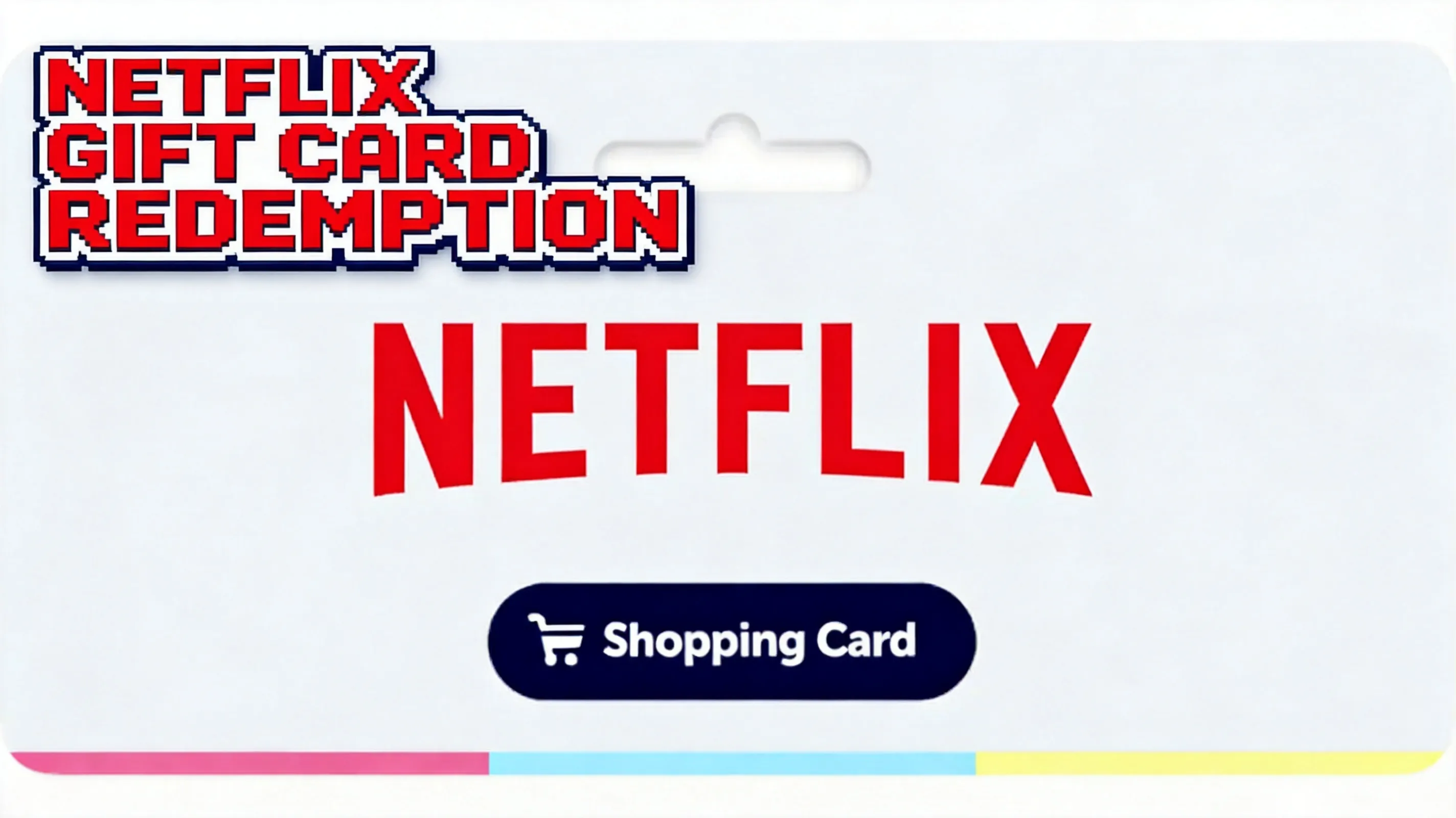 Netflix gift card redemption page interface