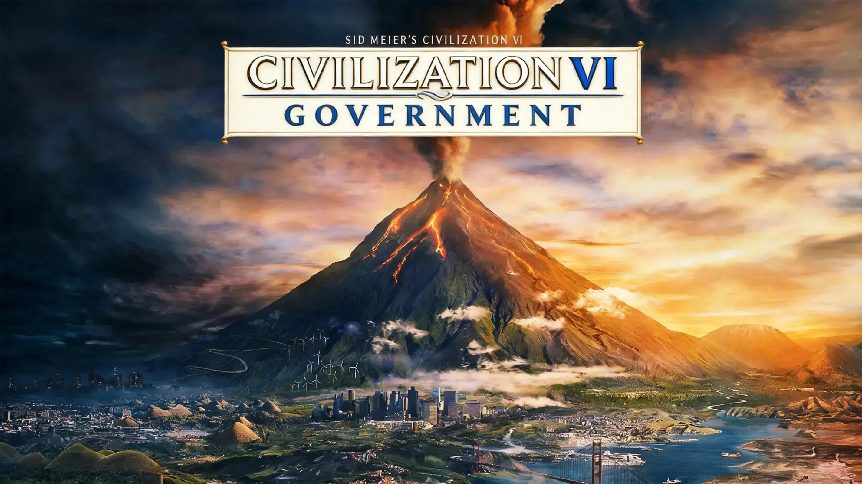 Civilization VI government screen showing policy card slots
