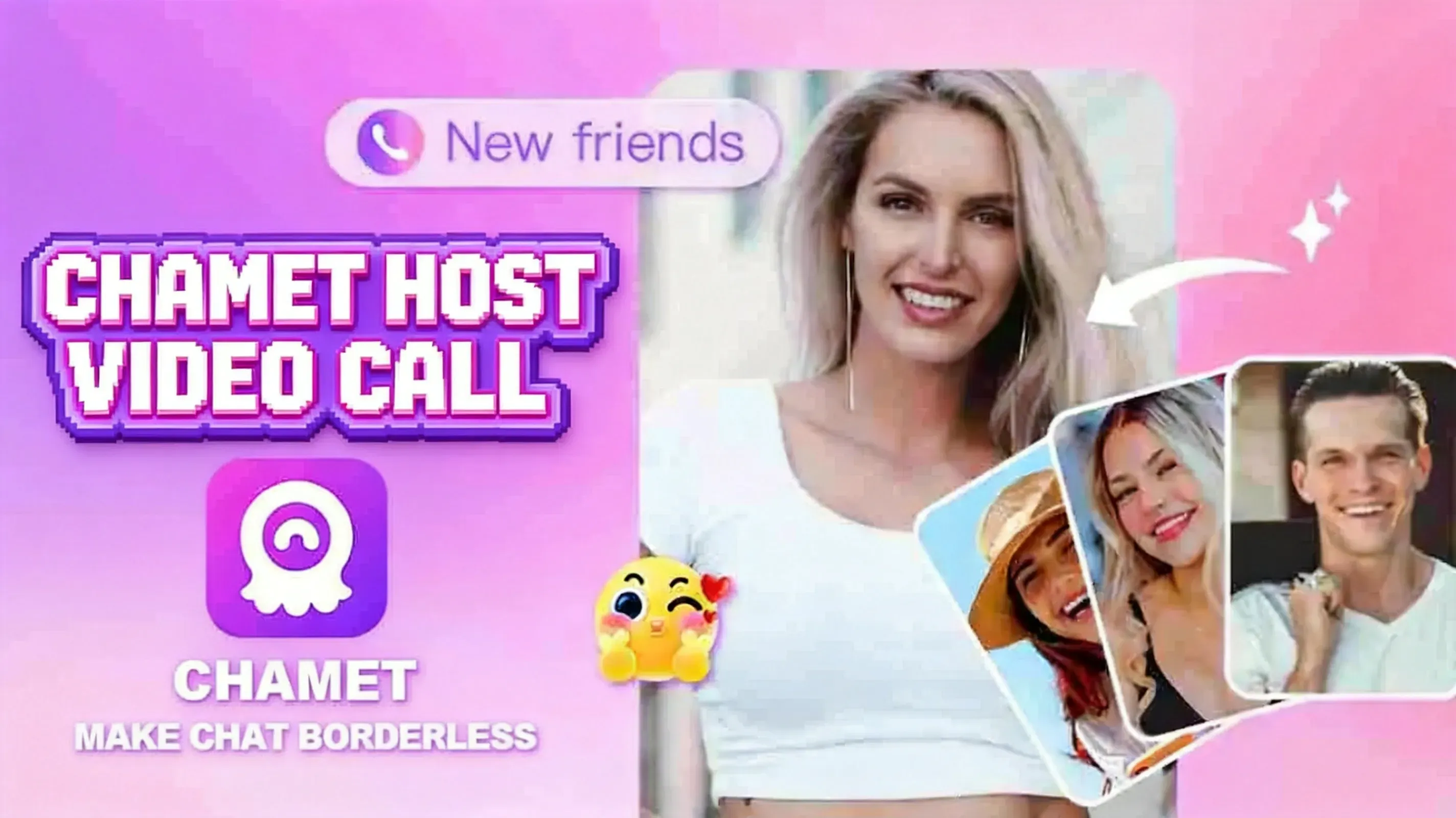 Chamet host using blur mask during video call