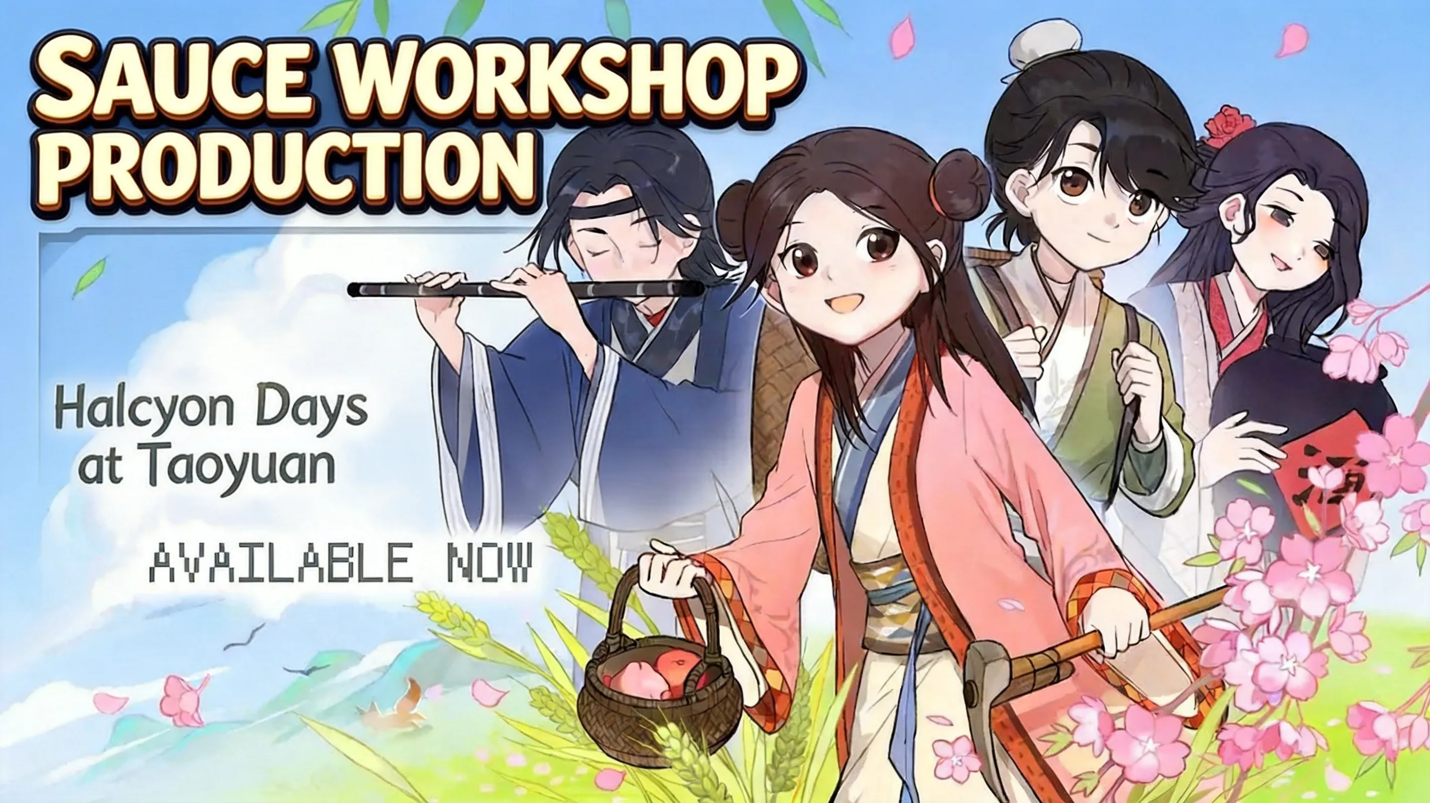 Halcyon Days Sauce Workshop production menu